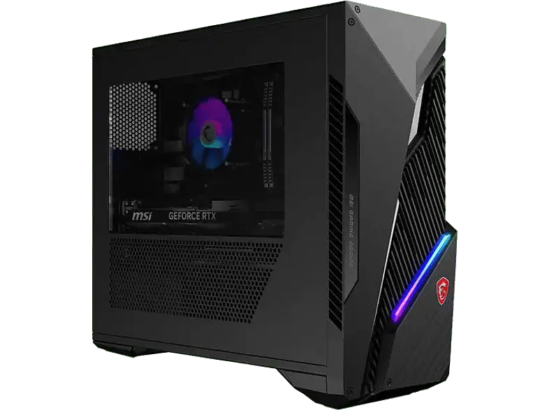 MSI MAG Infinite S3 14NVL5-2814DE Gaming PC, Intel Core i5-14400F Prozessor (20 MB Cache, bis zu 4,70 GHz), 16 GB RAM SSD, GeForce RTX™ 5060, Windows 11 Home, Schwarz