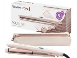 Remington S9100 proluxe Haarglätter (Keramik, Temperaturstufen: 9, Rosè)