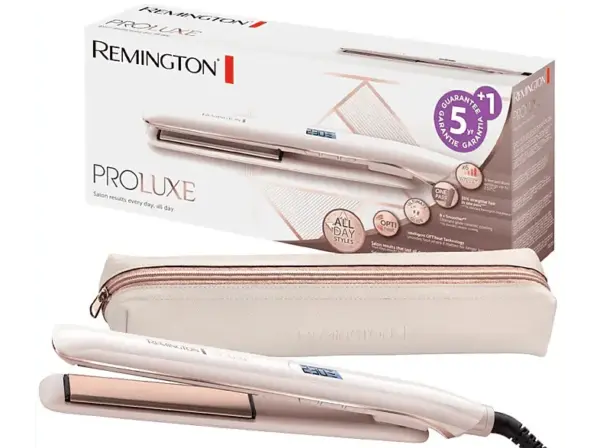 Remington S9100 proluxe Haarglätter (Keramik, Temperaturstufen: 9, Rosè)