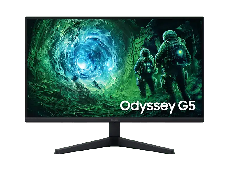 Samsung Odyssey G5 G53F 27 Zoll Gaming Monitor, QHD, 1 ms Reaktionszeit, 300 cd/m², 200 Hz, Schwarz
