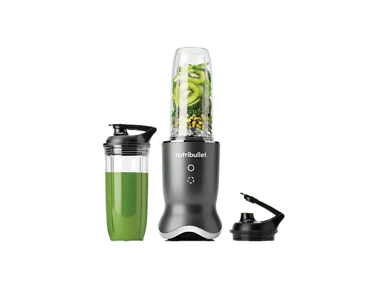 Nutri Bullet NB1206DGCC Ultra Smoothiemaker (Grau, 1200 Watt, 700+900 ml)