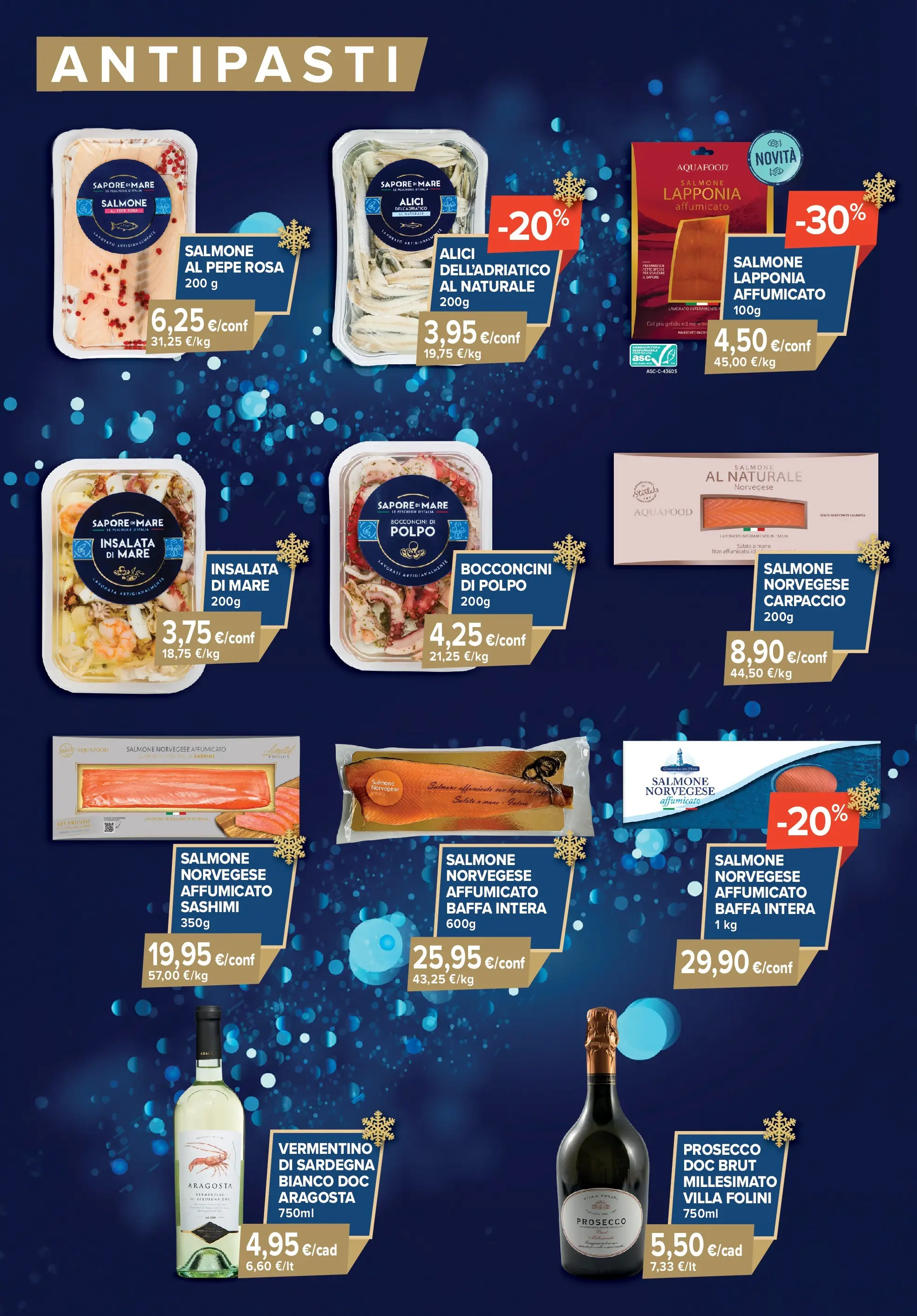 Sapore di mare Volantino dal 05/12 > Offerte NATALE 2025 🎁🎄 | Pagina: 2 | Prodotti: Insalata, Polpo, Pepe, Alici