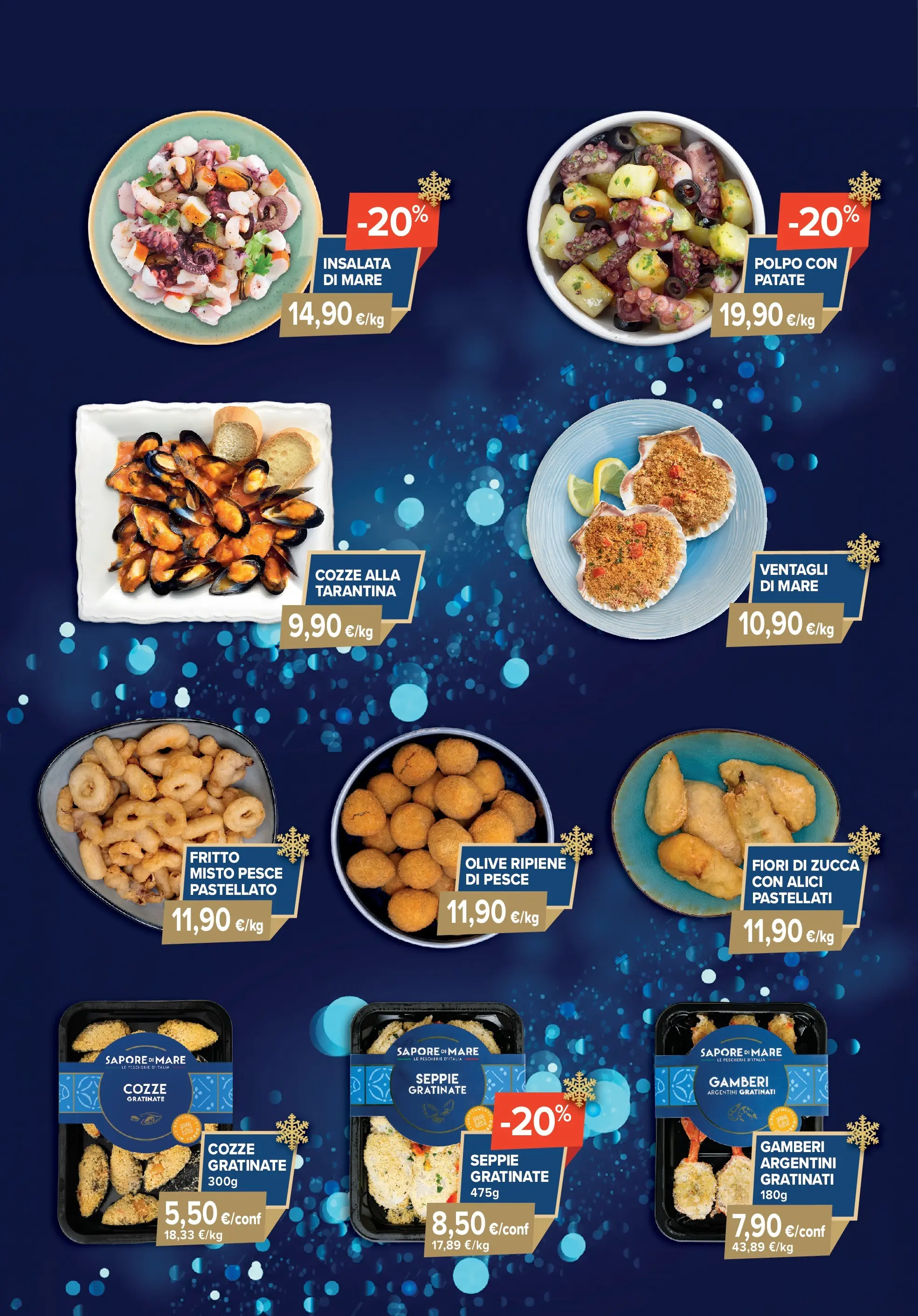 Sapore di mare Volantino dal 05/12 > Offerte NATALE 2025 🎁🎄 | Pagina: 3 | Prodotti: Pesce, Insalata, Olive, Alici