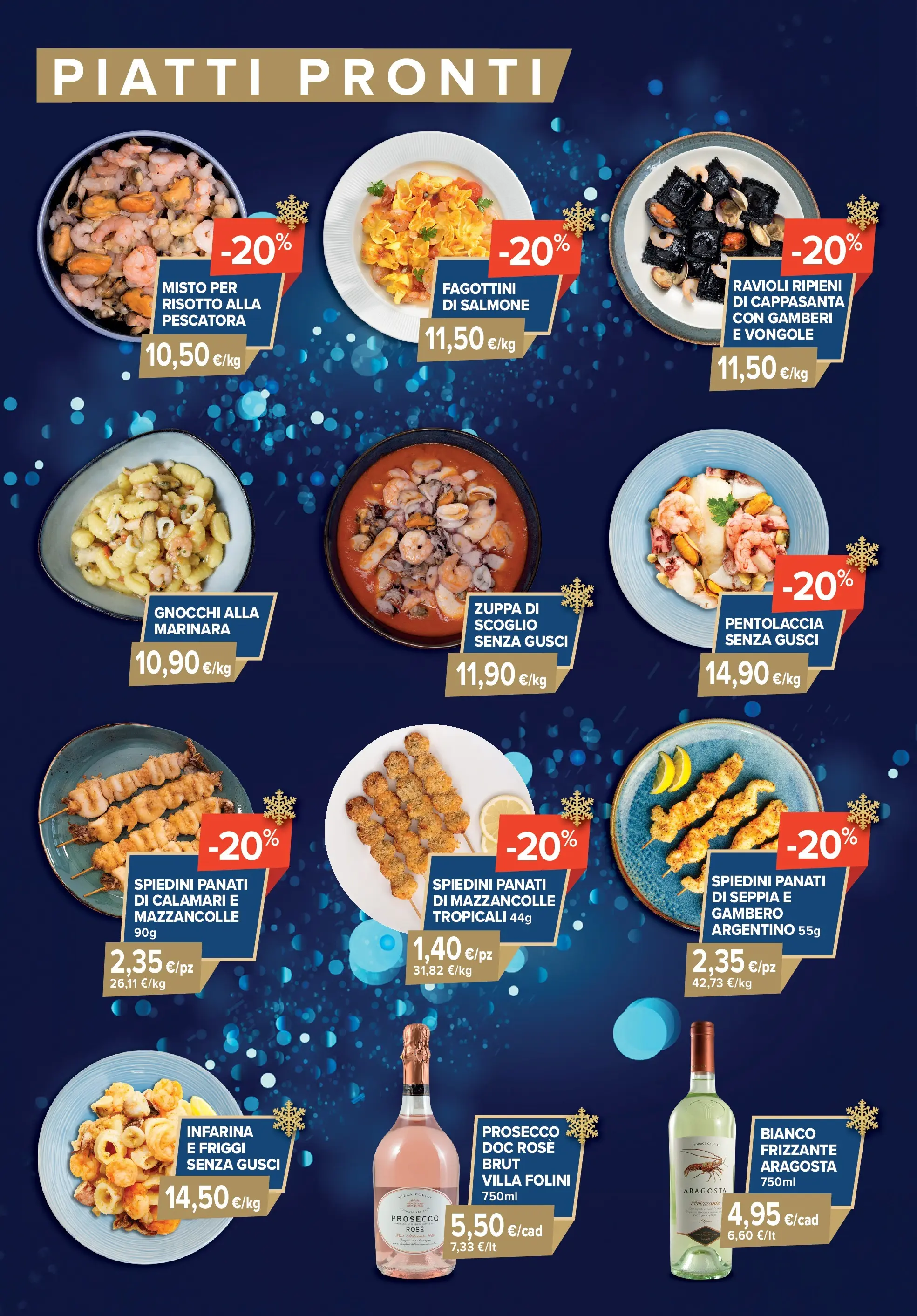 Sapore di mare Volantino dal 05/12 > Offerte NATALE 2025 🎁🎄 | Pagina: 4 | Prodotti: Salmone, Gamberi, Mazzancolle, Gnocchi