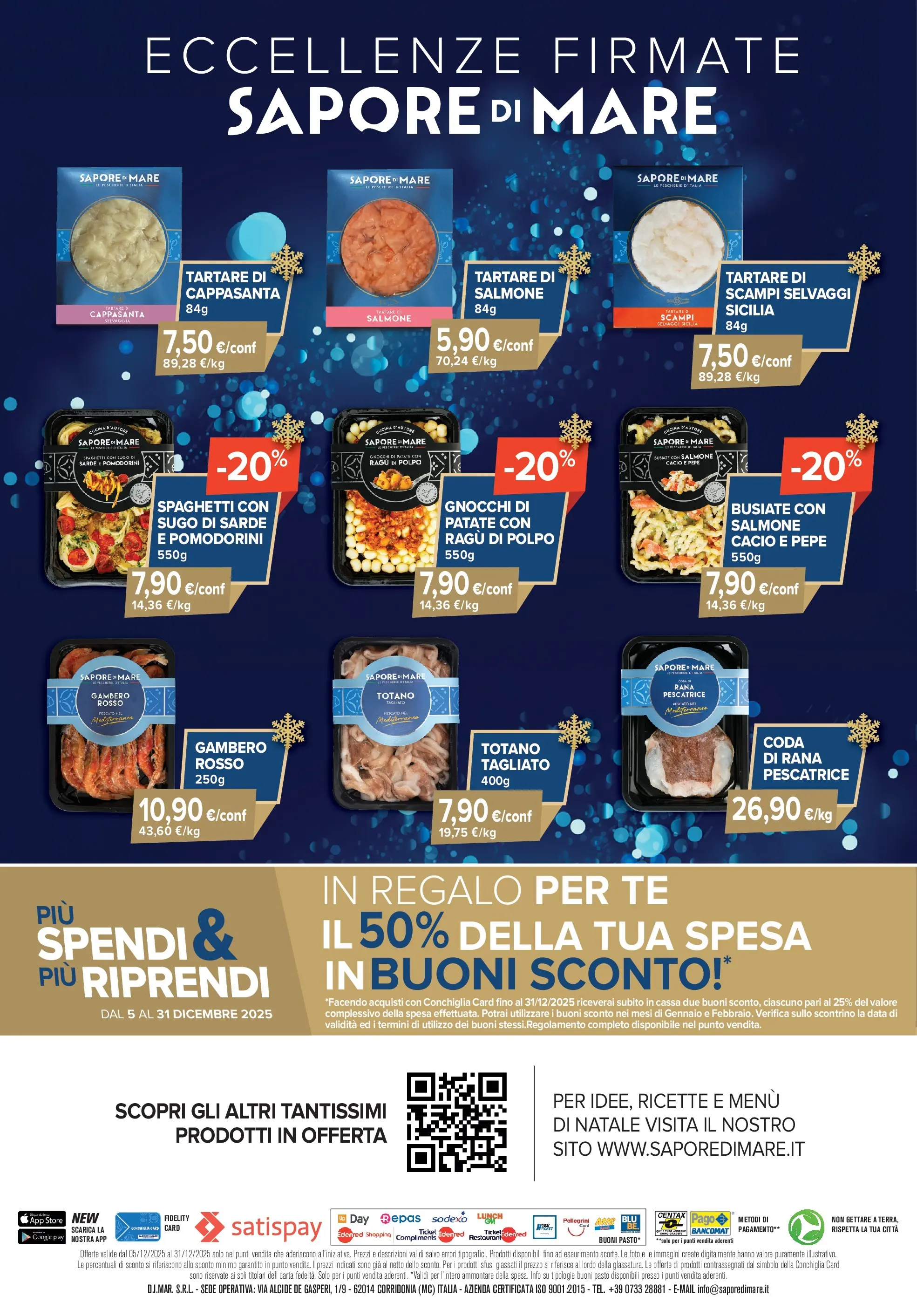 Sapore di mare Volantino dal 05/12 > Offerte NATALE 2025 🎁🎄 | Pagina: 8 | Prodotti: Pomodorini, Polpo, Ragú, Sugo