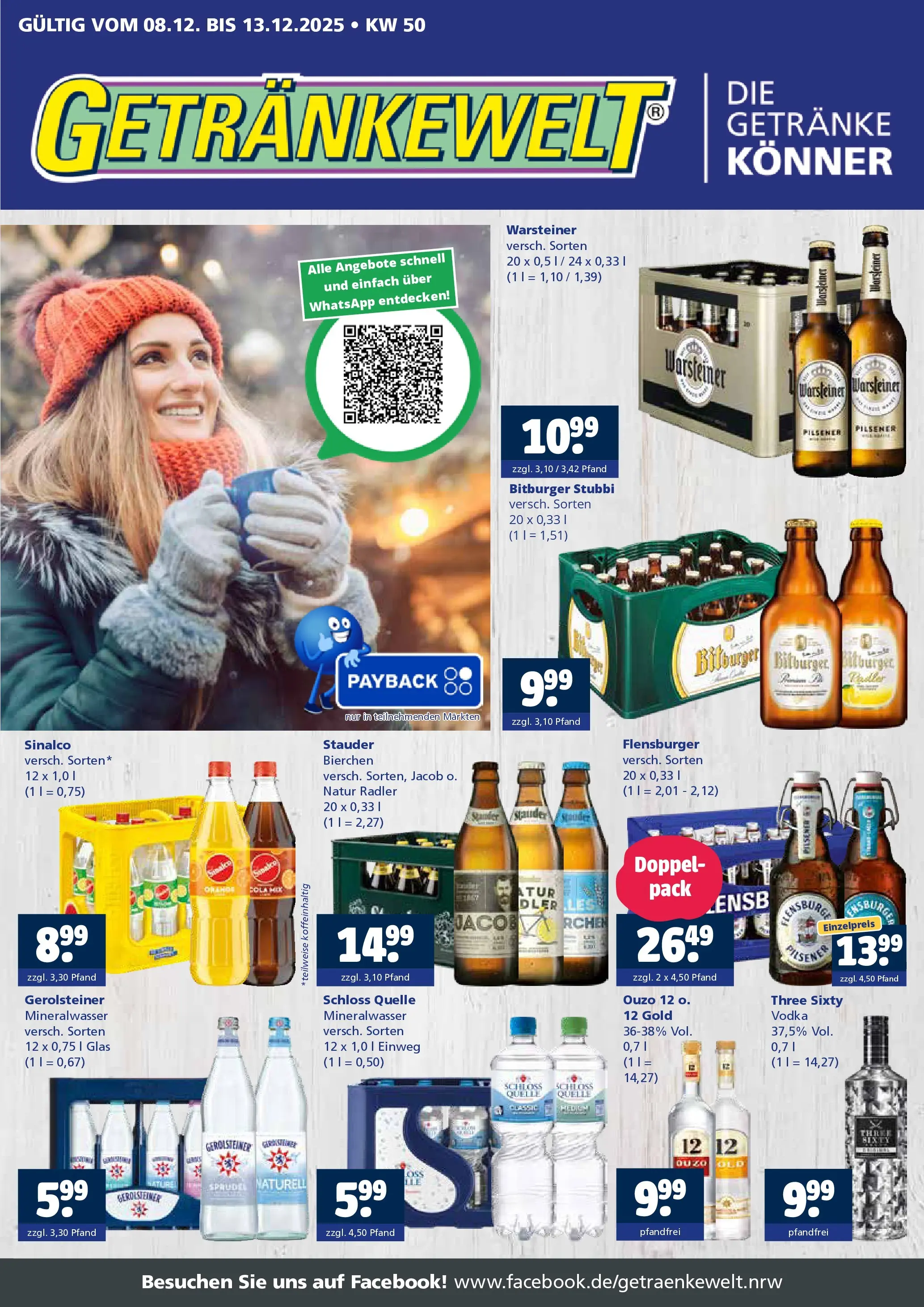 Entdecke - Getränkewelt HSE: Getränkeangebote (ab 07.12.2025) zum Blättern | Seite: 1