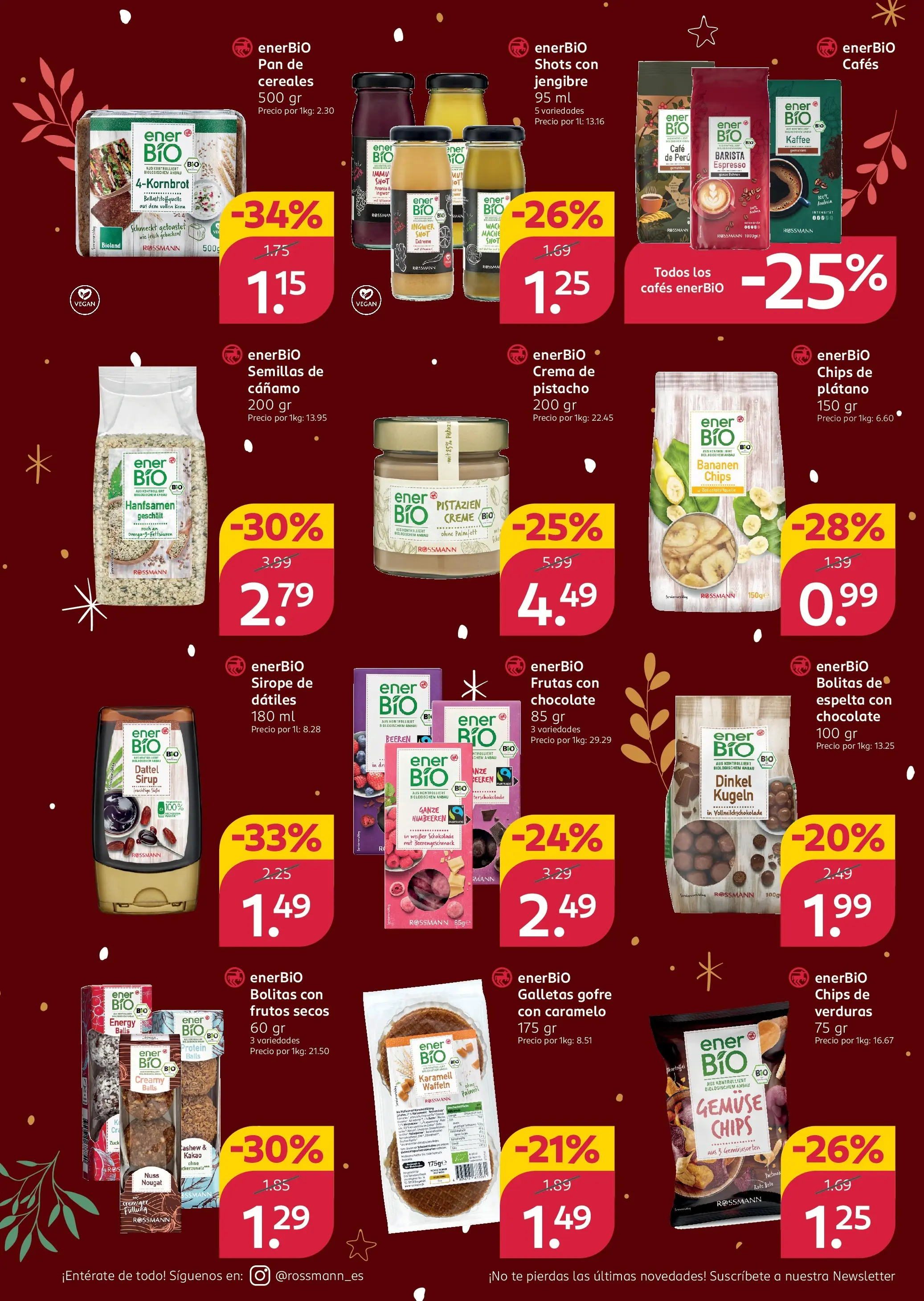 Ofertas - Llámalo Navidad. Llámalo Rossmann. 【Diciembre】 | Página: 2 | Productos: Café, Frutos secos, Crema, Galletas