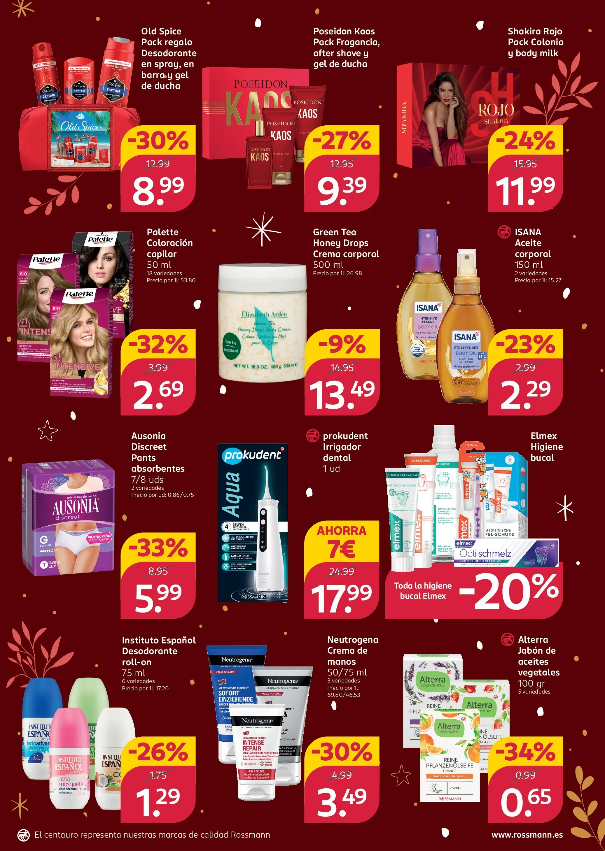 Ofertas - Llámalo Navidad. Llámalo Rossmann. 【Diciembre】 | Página: 5 | Productos: Ψηφιακή κάμερα, Jabón, Gel de ducha, Body