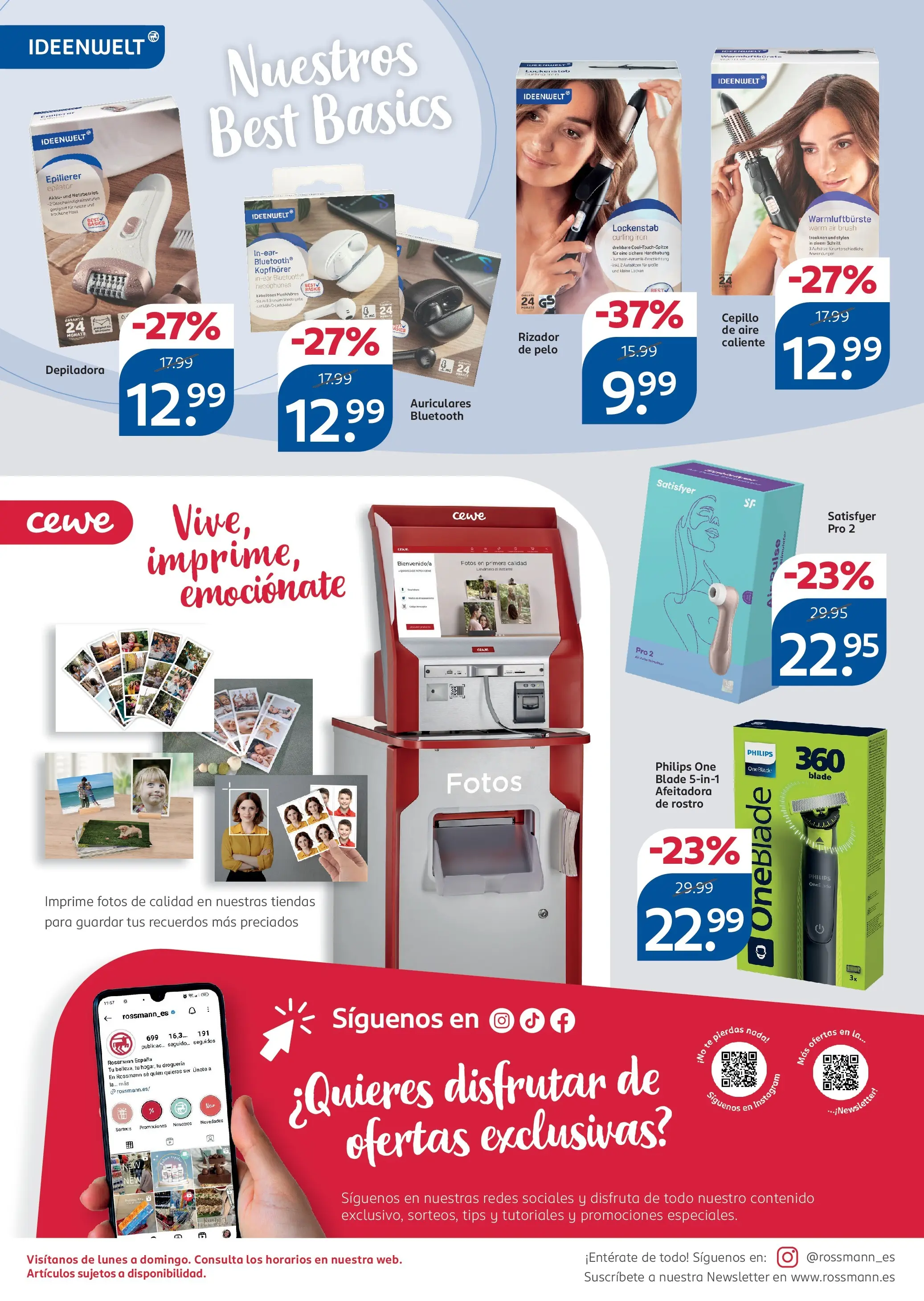 Ofertas - Llámalo Navidad. Llámalo Rossmann. 【Diciembre】 | Página: 8 | Productos: Té, Auriculares, Afeitadora, Depiladora