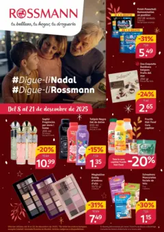 Vista previa Ofertas - Llámalo Navidad. Llámalo Rossmann. válido desde el 07.12.2025