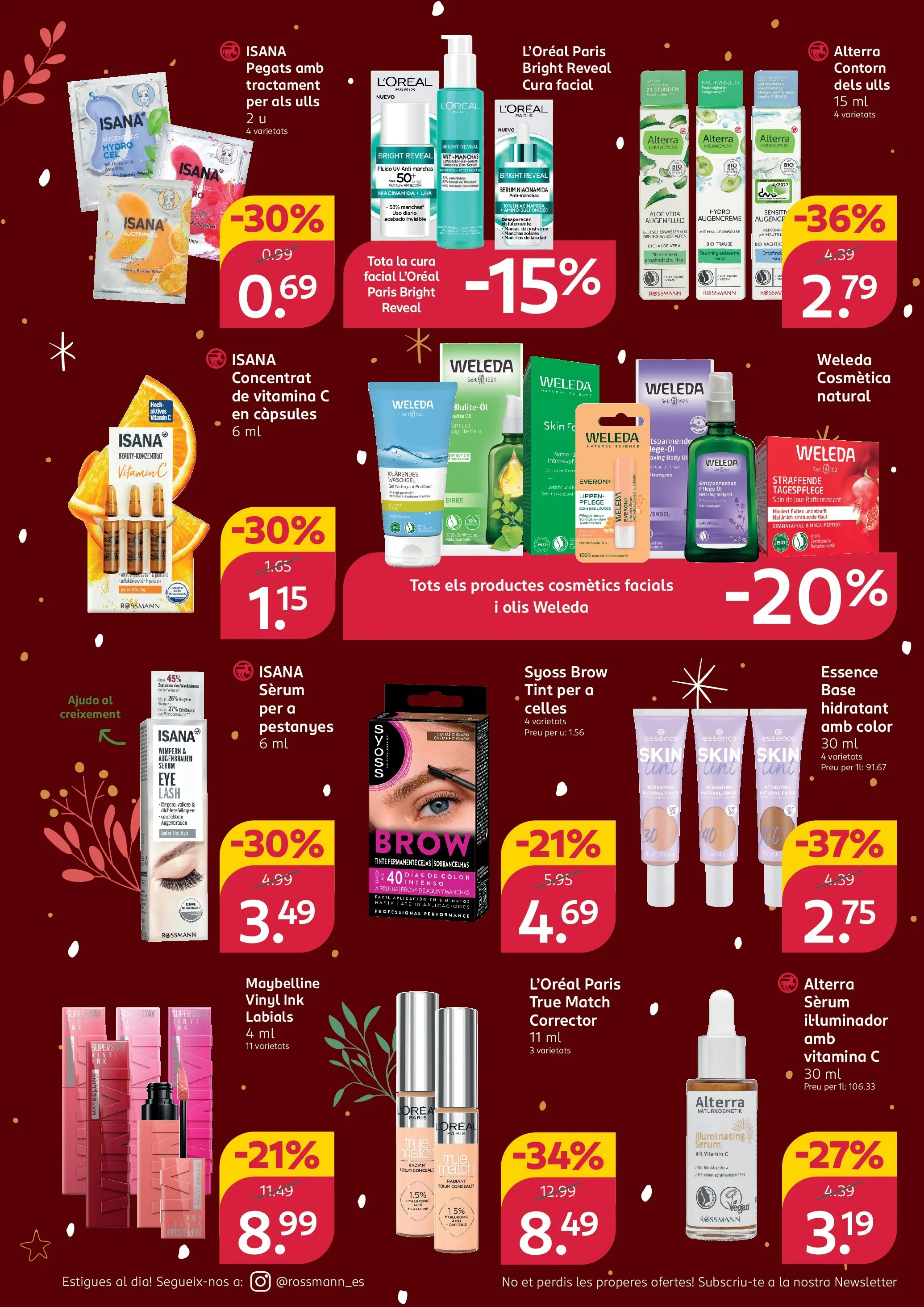 Ofertas - Llámalo Navidad. Llámalo Rossmann. 【Diciembre】 | Página: 4 | Productos: Corrector, Tinte, Sérum, Body