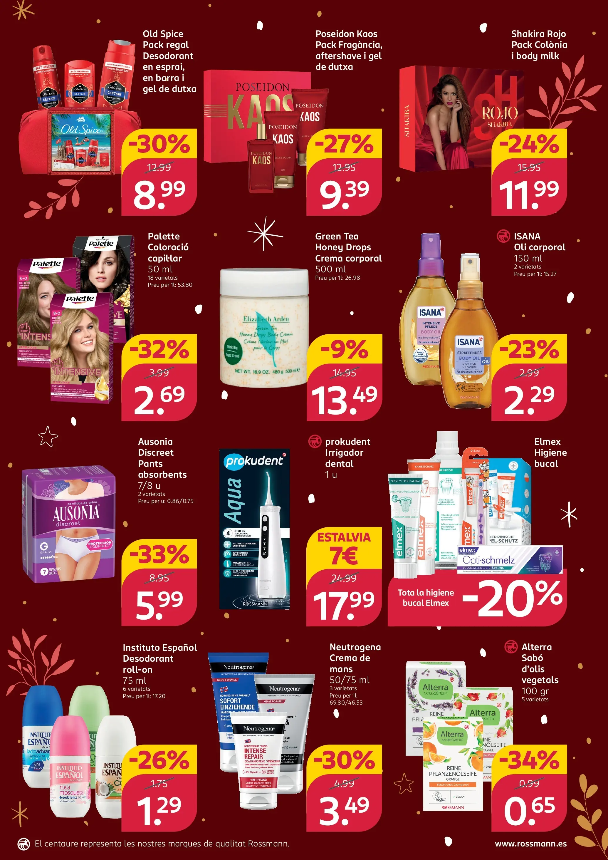 Ofertas - Llámalo Navidad. Llámalo Rossmann. 【Diciembre】 | Página: 5 | Productos: Colonia, Desodorante, Crema, Body