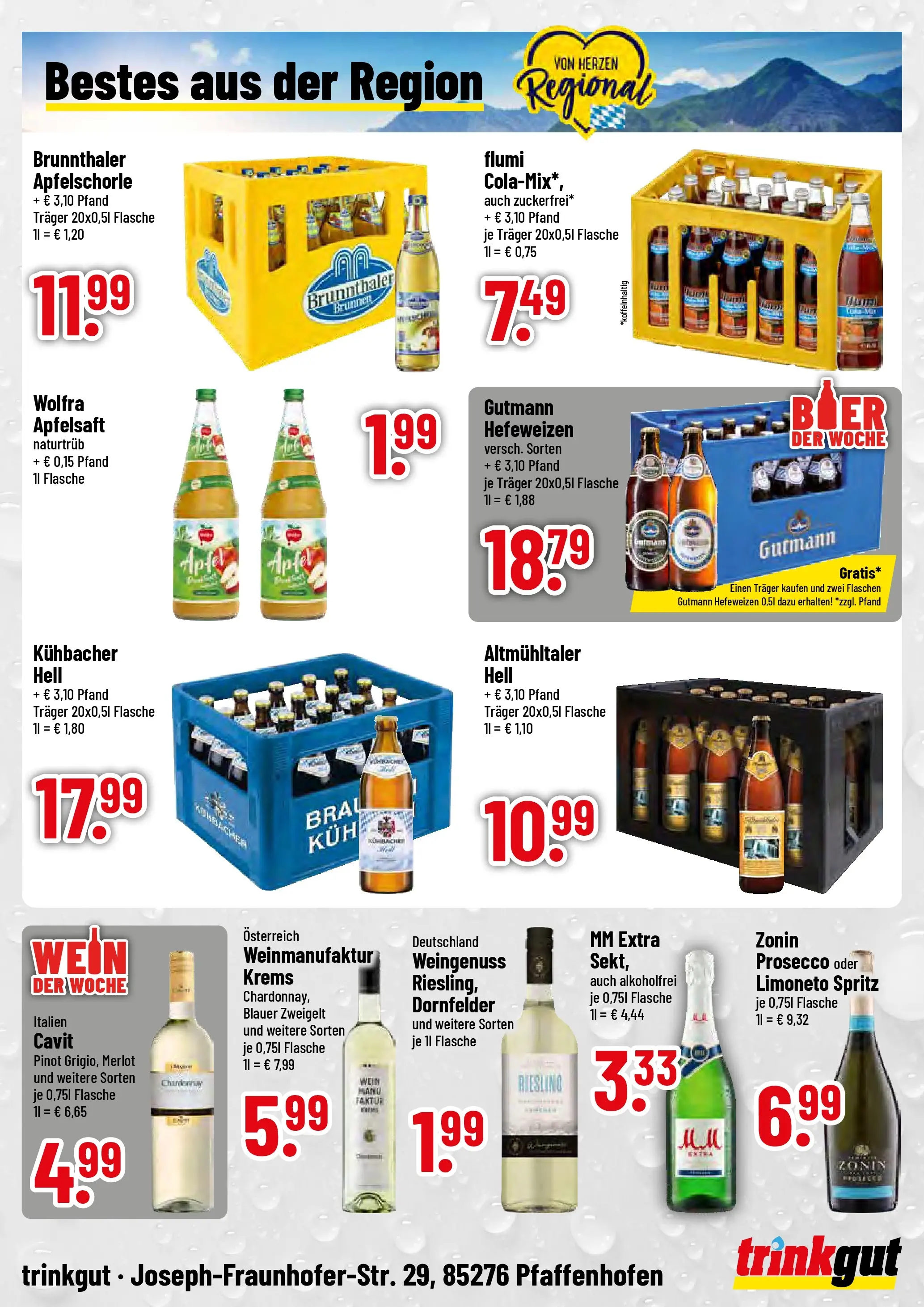 Trinkgut - trinkgut: Wochenangebote (ab 07.12.2025) » Angebote online | Seite: 4 | Produkte: Merlot, Äpfel, Apfelsaft, Wein