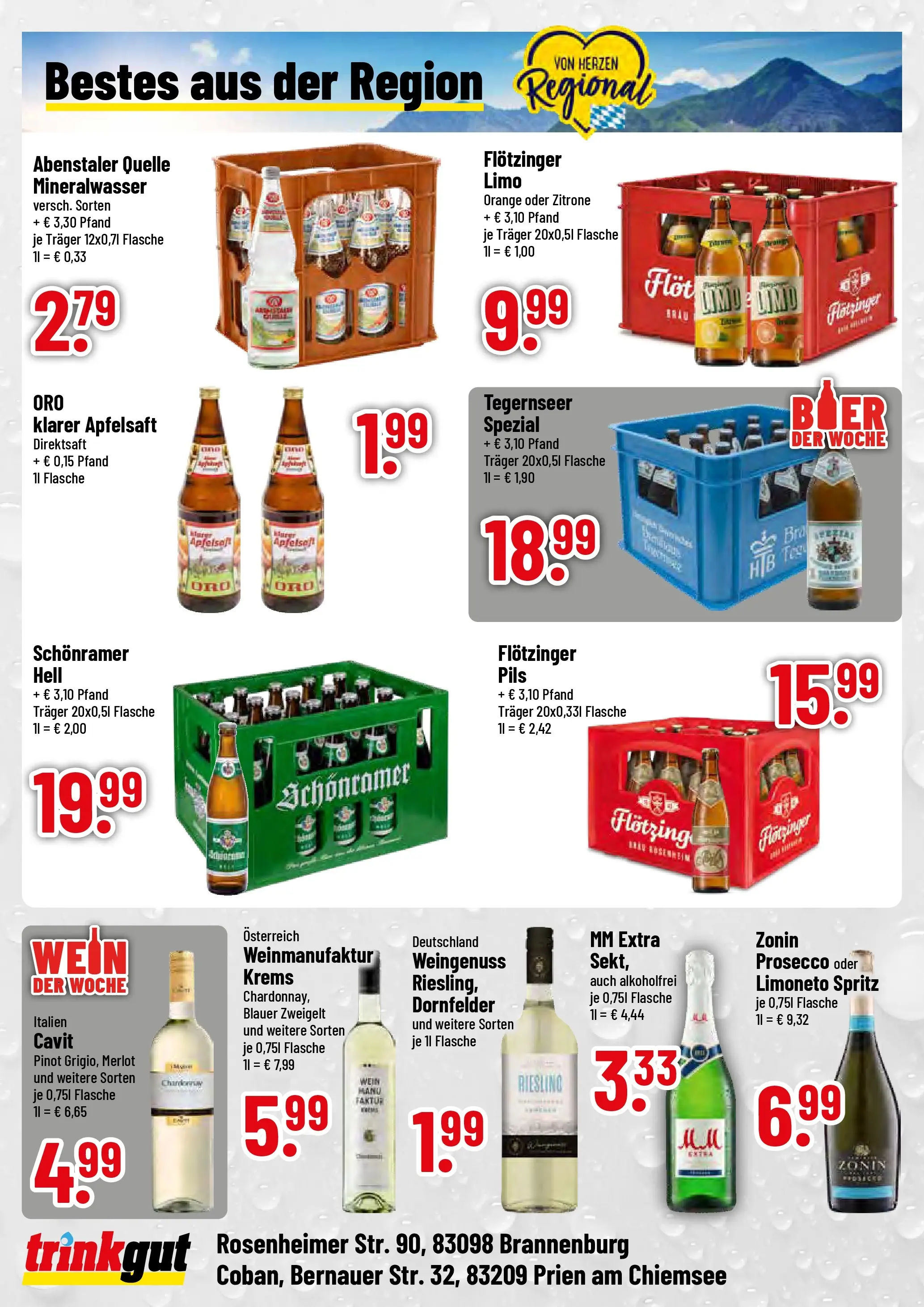 Trinkgut - trinkgut: Wochenangebote (ab 07.12.2025) » Angebote online | Seite: 4 | Produkte: Kalbsleber, Schinken, Hackfleisch