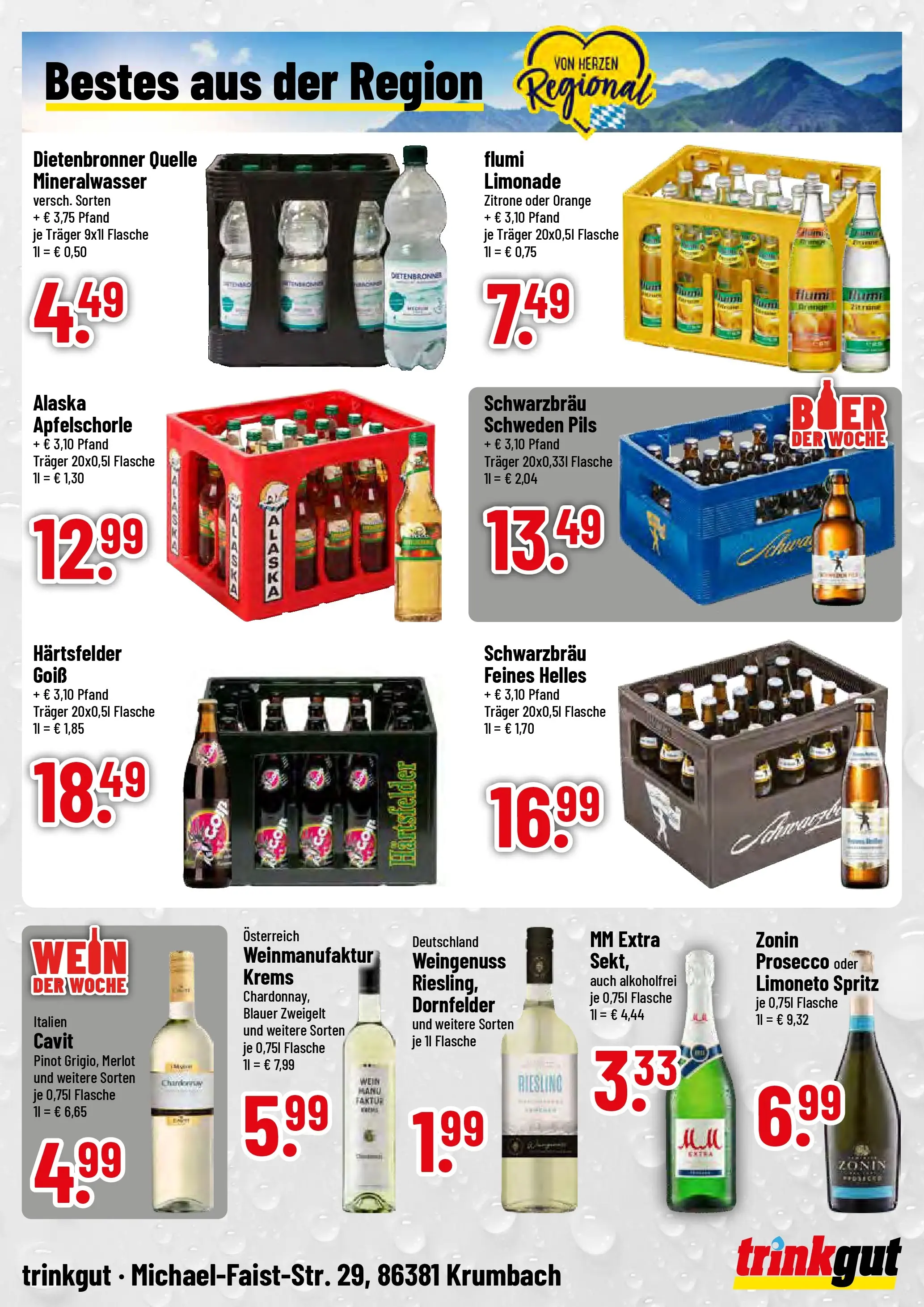 Trinkgut - trinkgut: Wochenangebote (ab 07.12.2025) » Angebote online | Seite: 4 | Produkte: Merlot, Pils, Prosecco, Wein