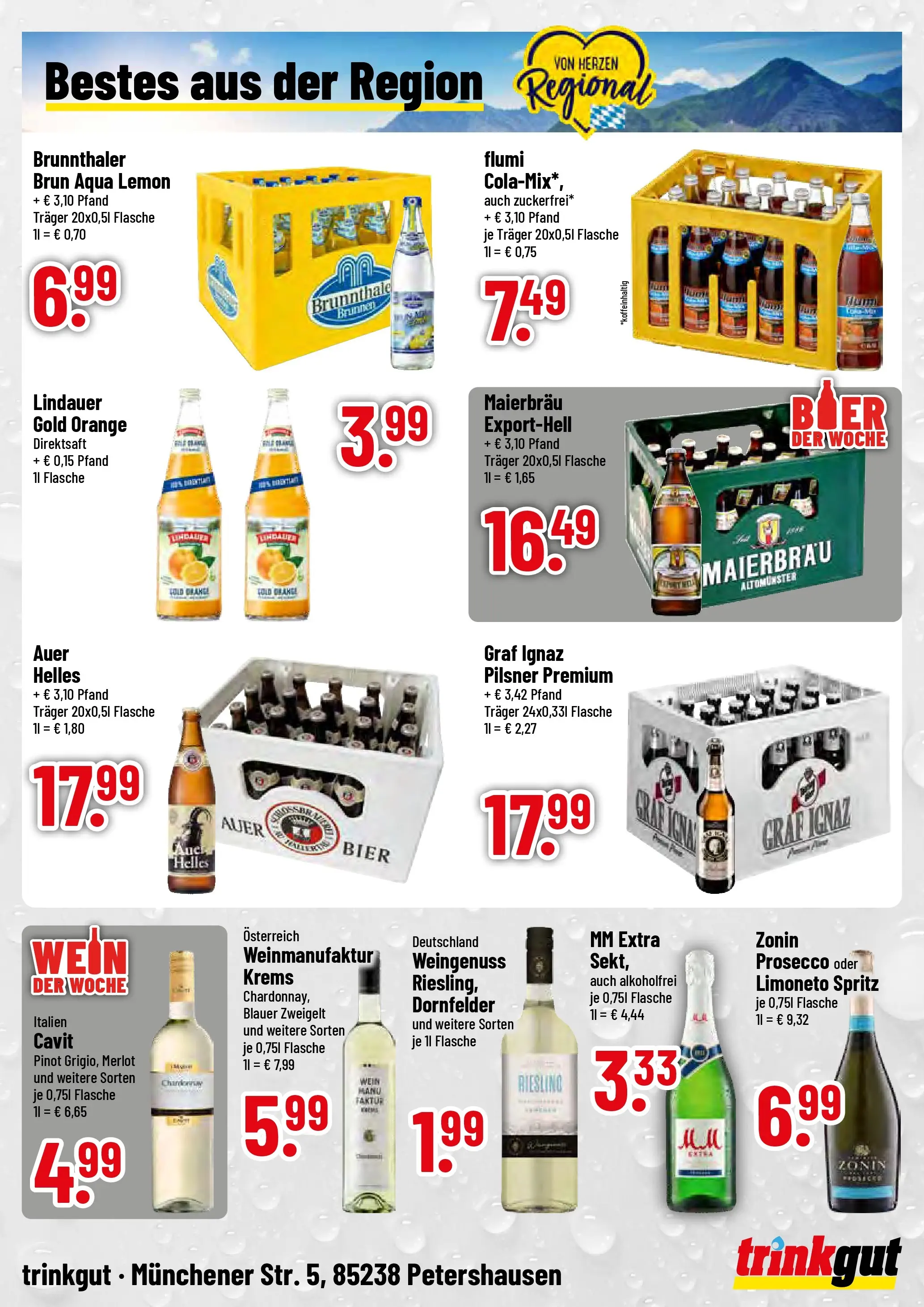 Trinkgut - trinkgut: Wochenangebote (ab 07.12.2025) » Angebote online | Seite: 4 | Produkte: Bier, Sekt, Merlot, Prosecco