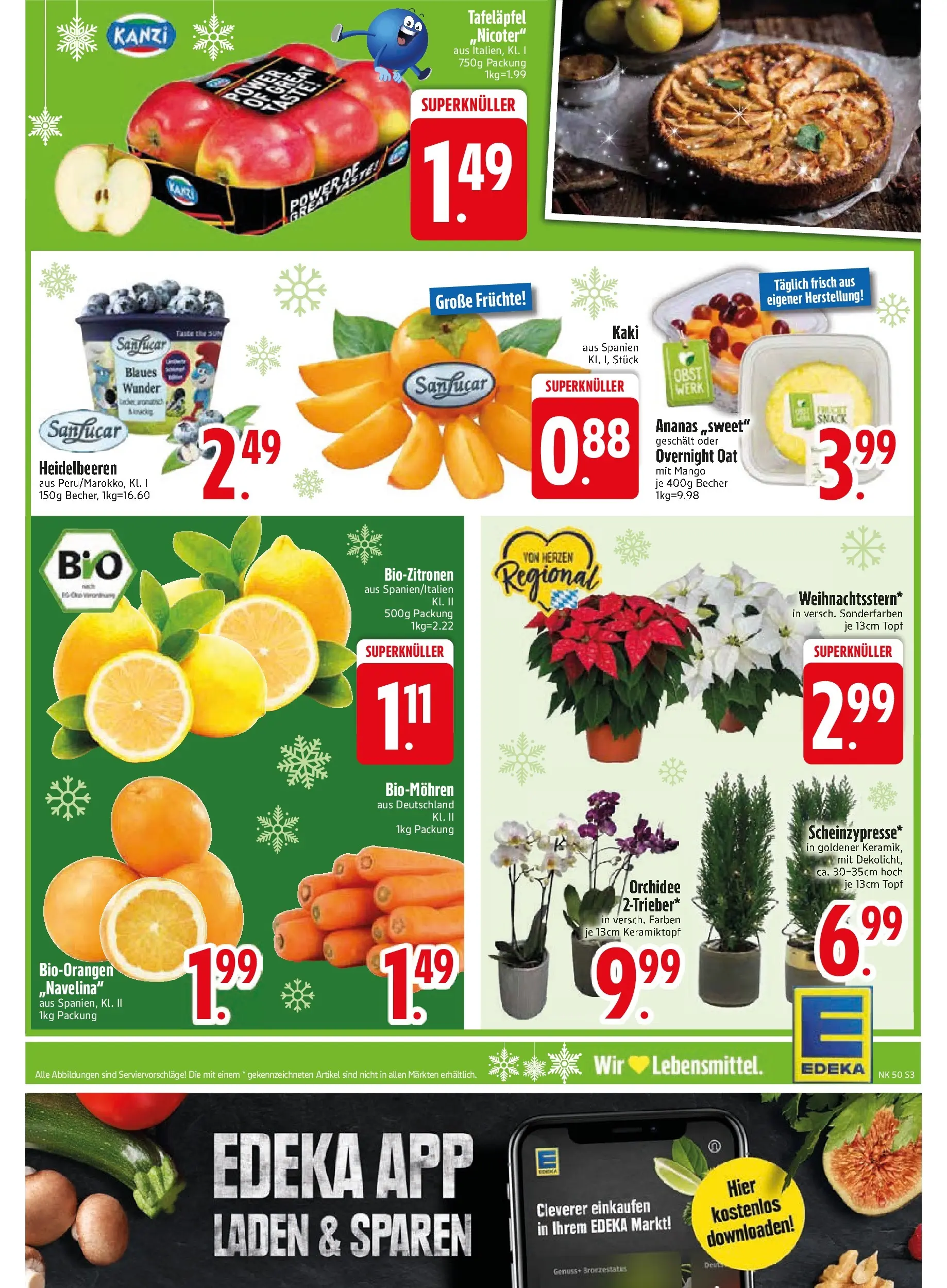 Edeka prospekt Zwiesel	 (ab 07.12.2025) » Angebote Online | Seite: 5 | Produkte: Ananas, Heidelbeeren, Obst, Kaki