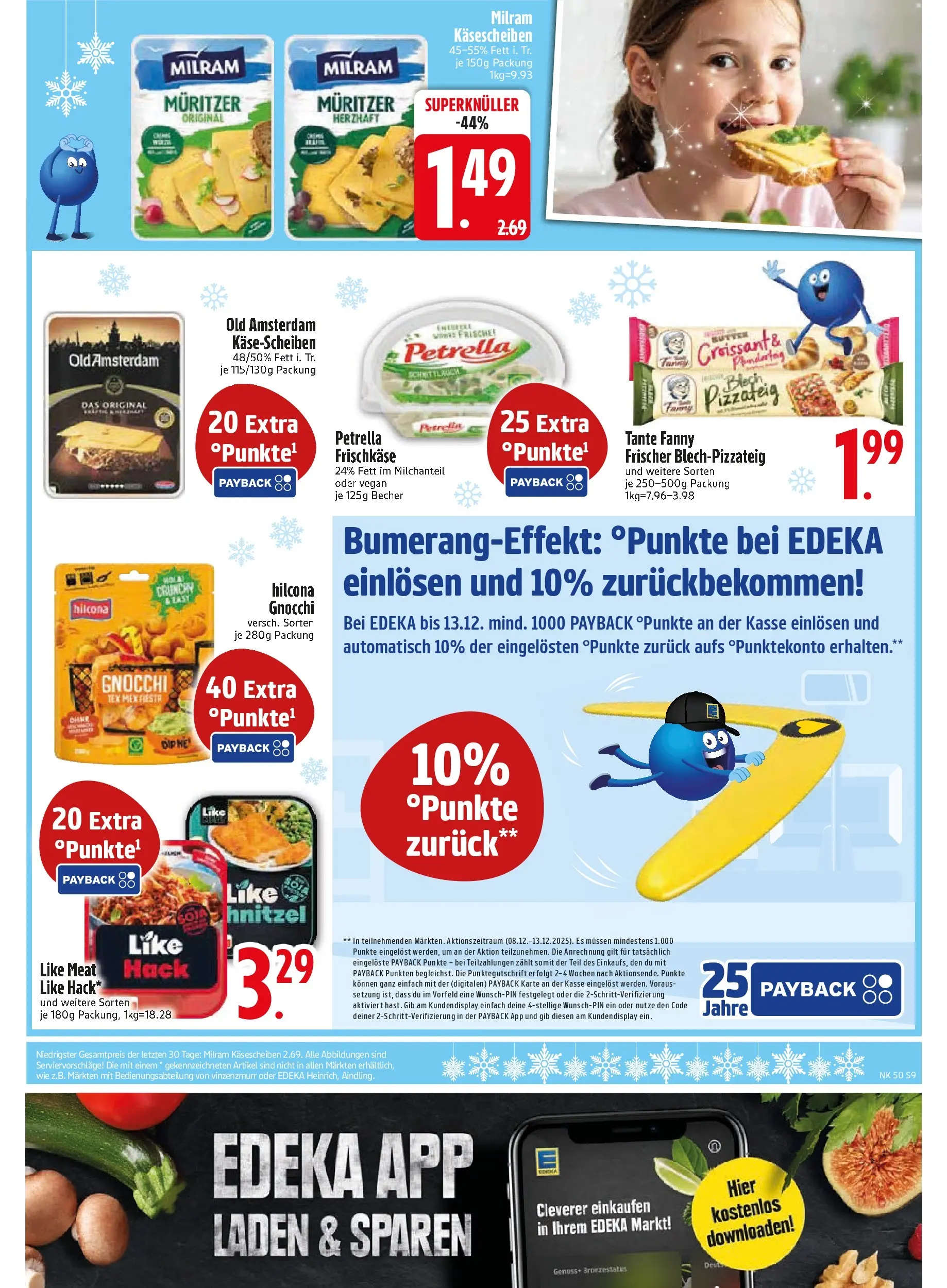 Edeka prospekt Zwiesel	 (ab 07.12.2025) » Angebote Online | Seite: 11 | Produkte: Croissant, Like meat, Pizza, Frischkase