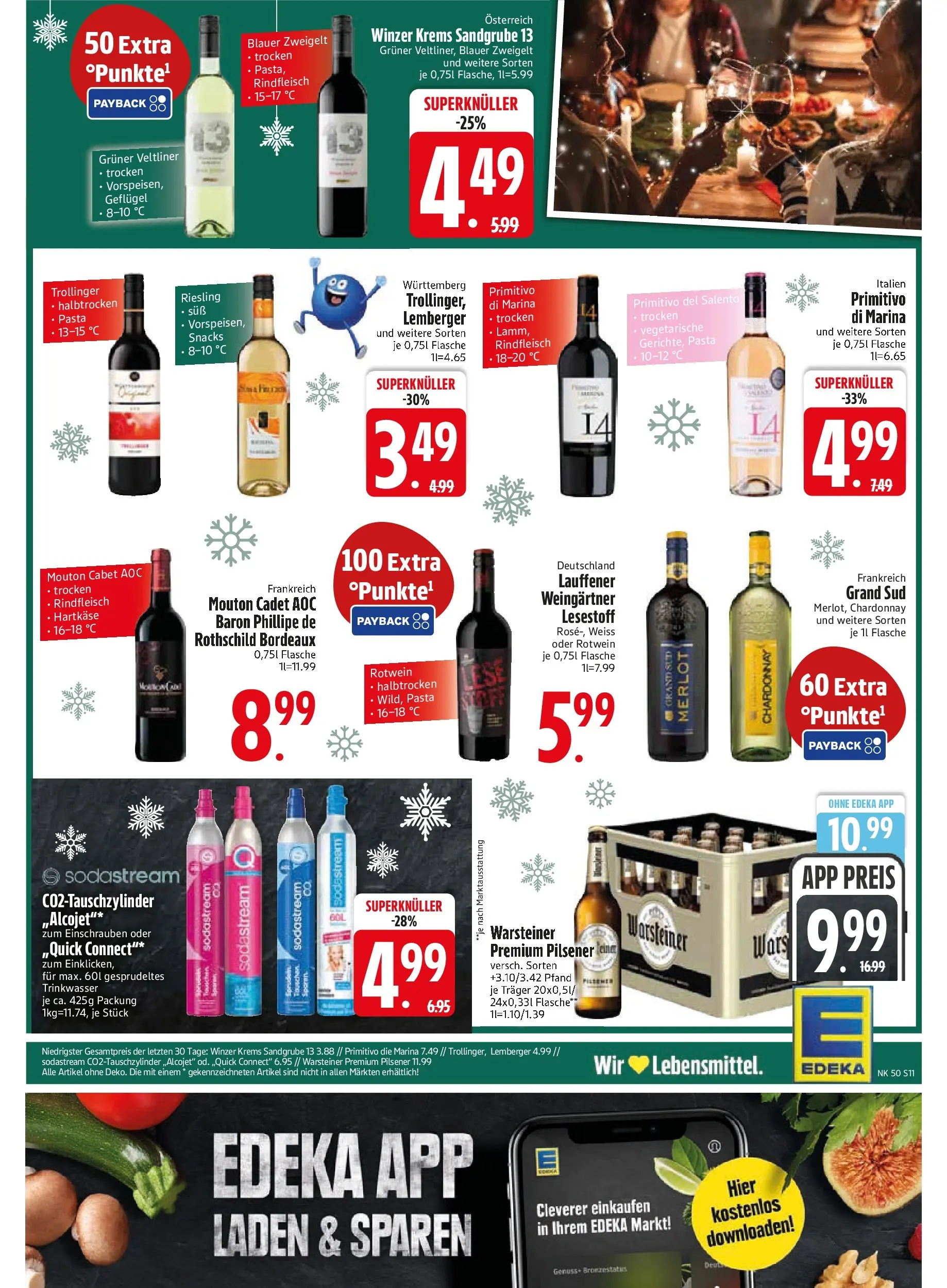 Edeka prospekt Zwiesel	 (ab 07.12.2025) » Angebote Online | Seite: 13 | Produkte: Rotwein, Merlot, Grand sud, Pasta