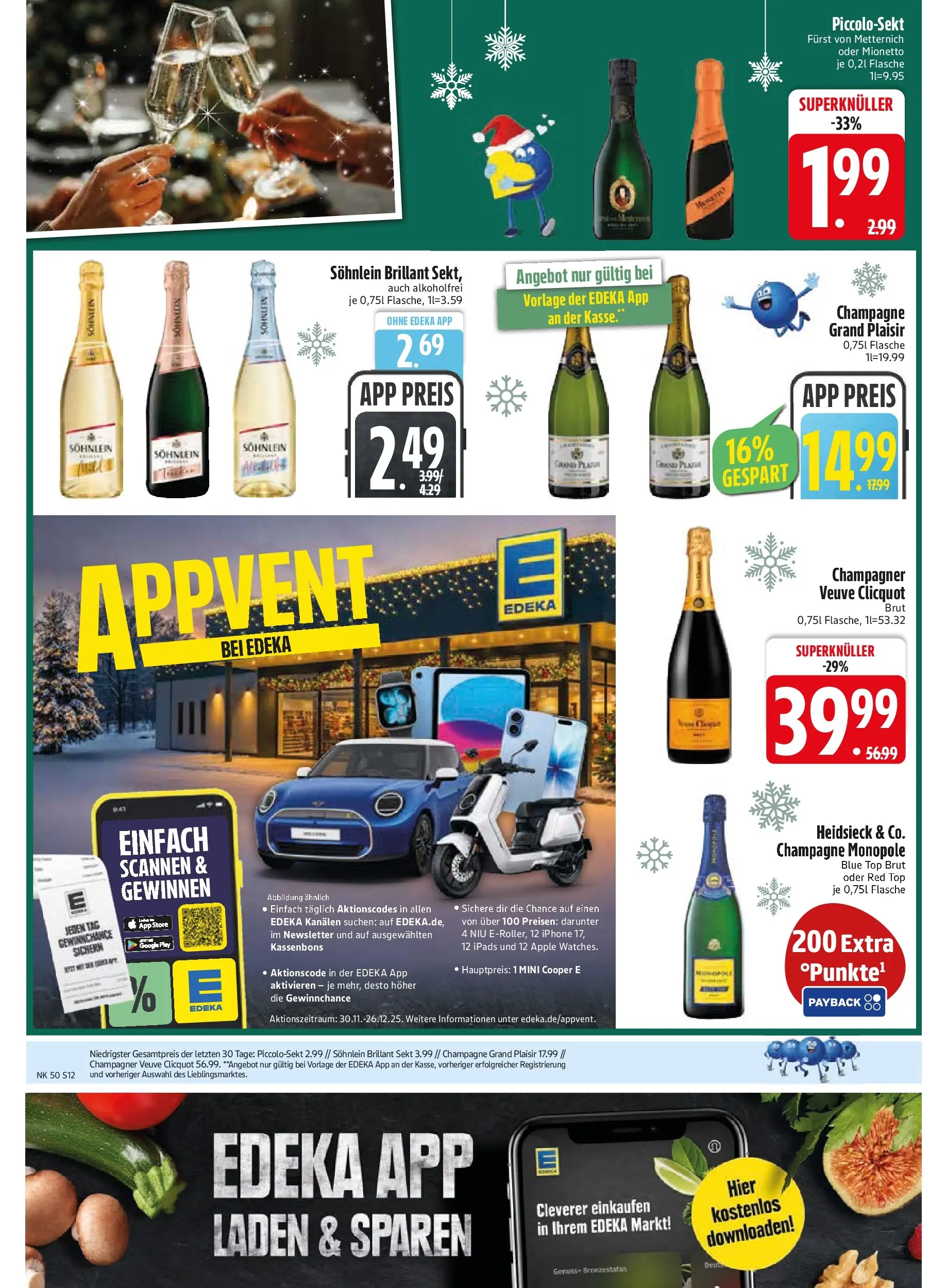 Edeka prospekt Zwiesel	 (ab 07.12.2025) » Angebote Online | Seite: 14 | Produkte: Furst von metternich, Sekt, Apple, Spee