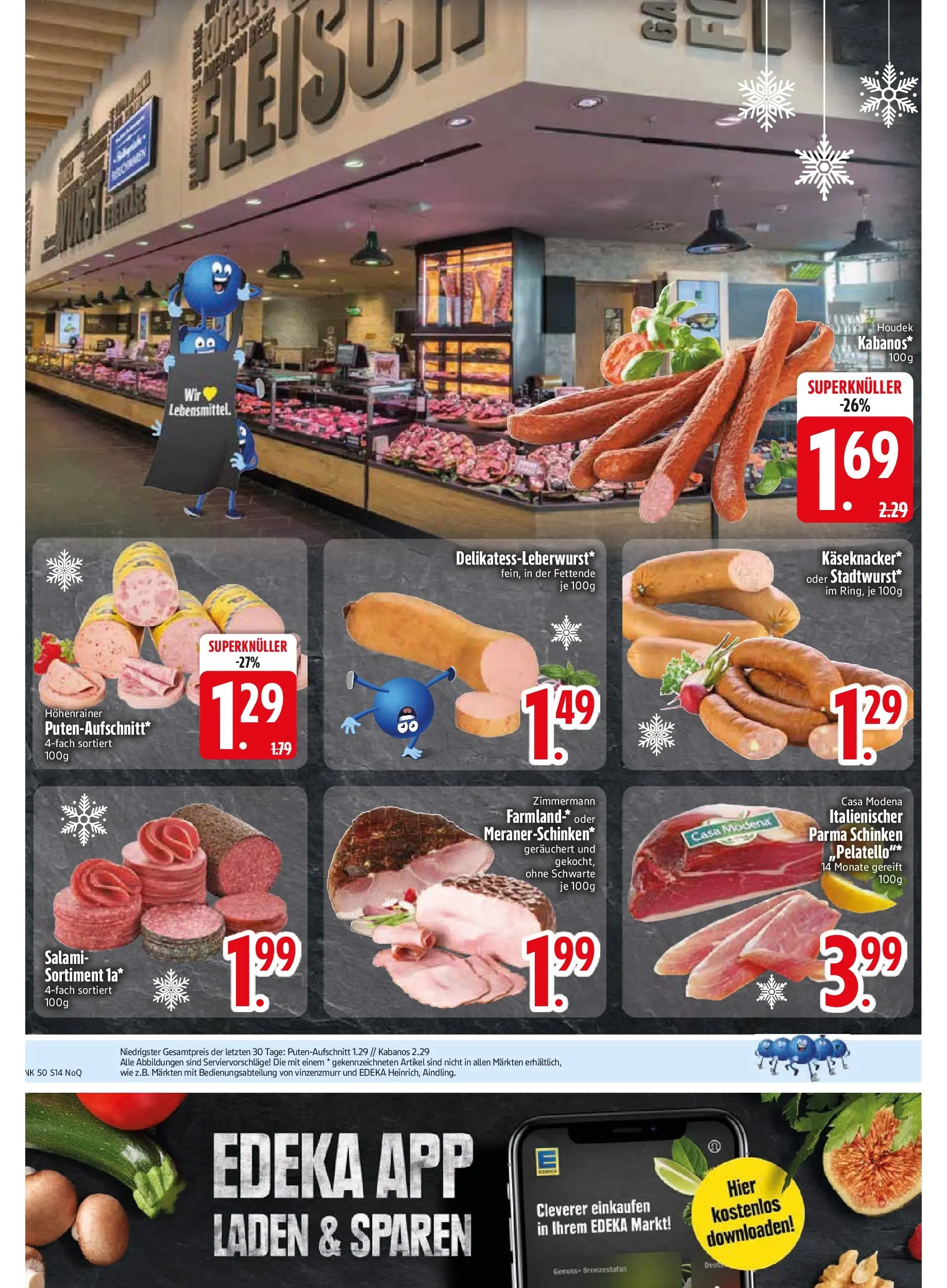 Edeka prospekt Zwiesel	 (ab 07.12.2025) » Angebote Online | Seite: 16 | Produkte: Salami, Schinken