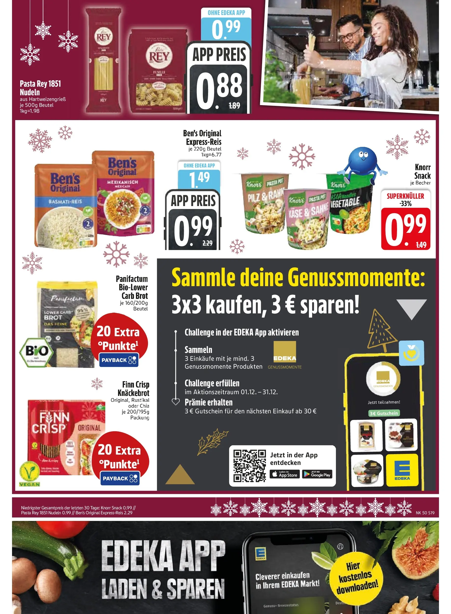 Edeka prospekt Zwiesel	 (ab 07.12.2025) » Angebote Online | Seite: 21 | Produkte: Käse, Knorr, Nudeln, Sahne