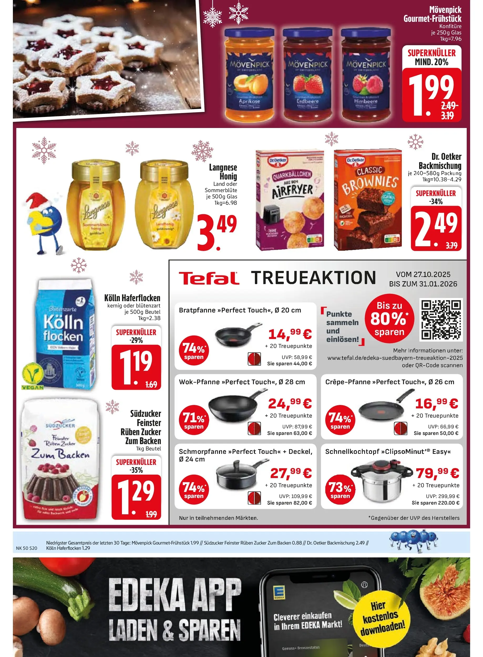Edeka prospekt Zwiesel	 (ab 07.12.2025) » Angebote Online | Seite: 22 | Produkte: Kolln haferflocken, Kolln, Himbeere, Wok