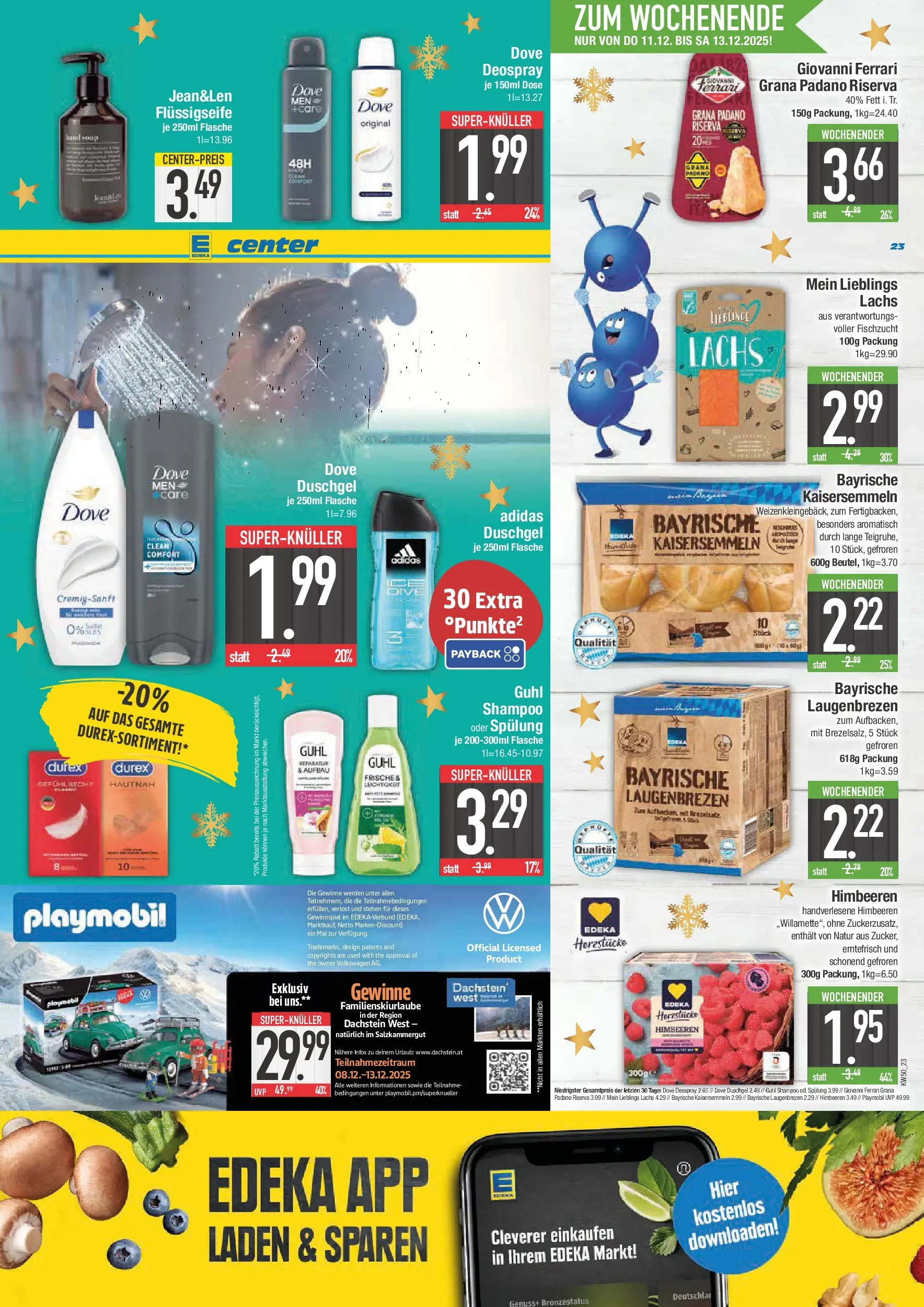 Edeka prospekt Bad Reichenhall	 (ab 07.12.2025) » Angebote Online | Seite: 23 | Produkte: Shampoo, Duschgel, Deodorant, Shower Gel