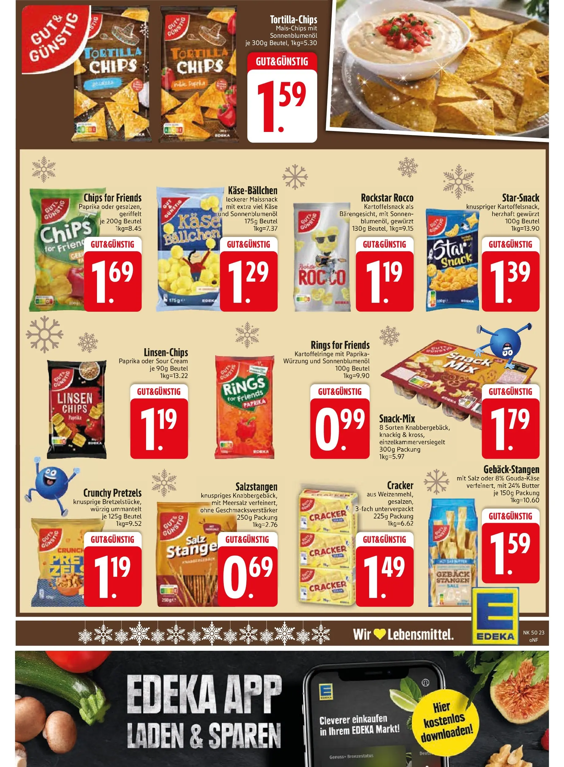 Edeka prospekt Zwiesel	 (ab 07.12.2025) » Angebote Online | Seite: 25 | Produkte: Butter, Rockstar, Salz, Chips
