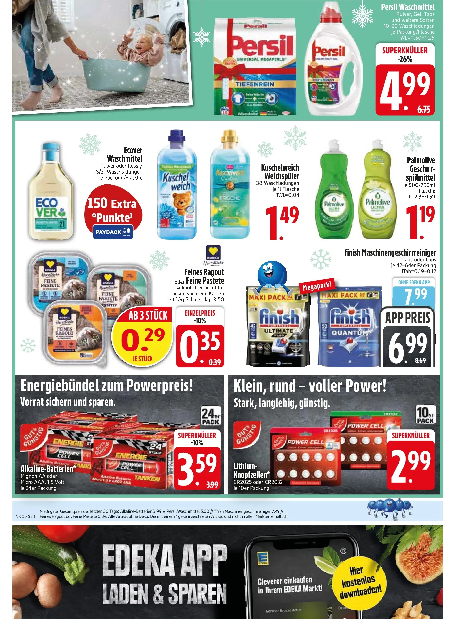 Edeka prospekt Zwiesel	 (ab 07.12.2025) » Angebote Online | Seite: 26 | Produkte: Kuschelweich, Finish, Weichspüler, Waschmittel