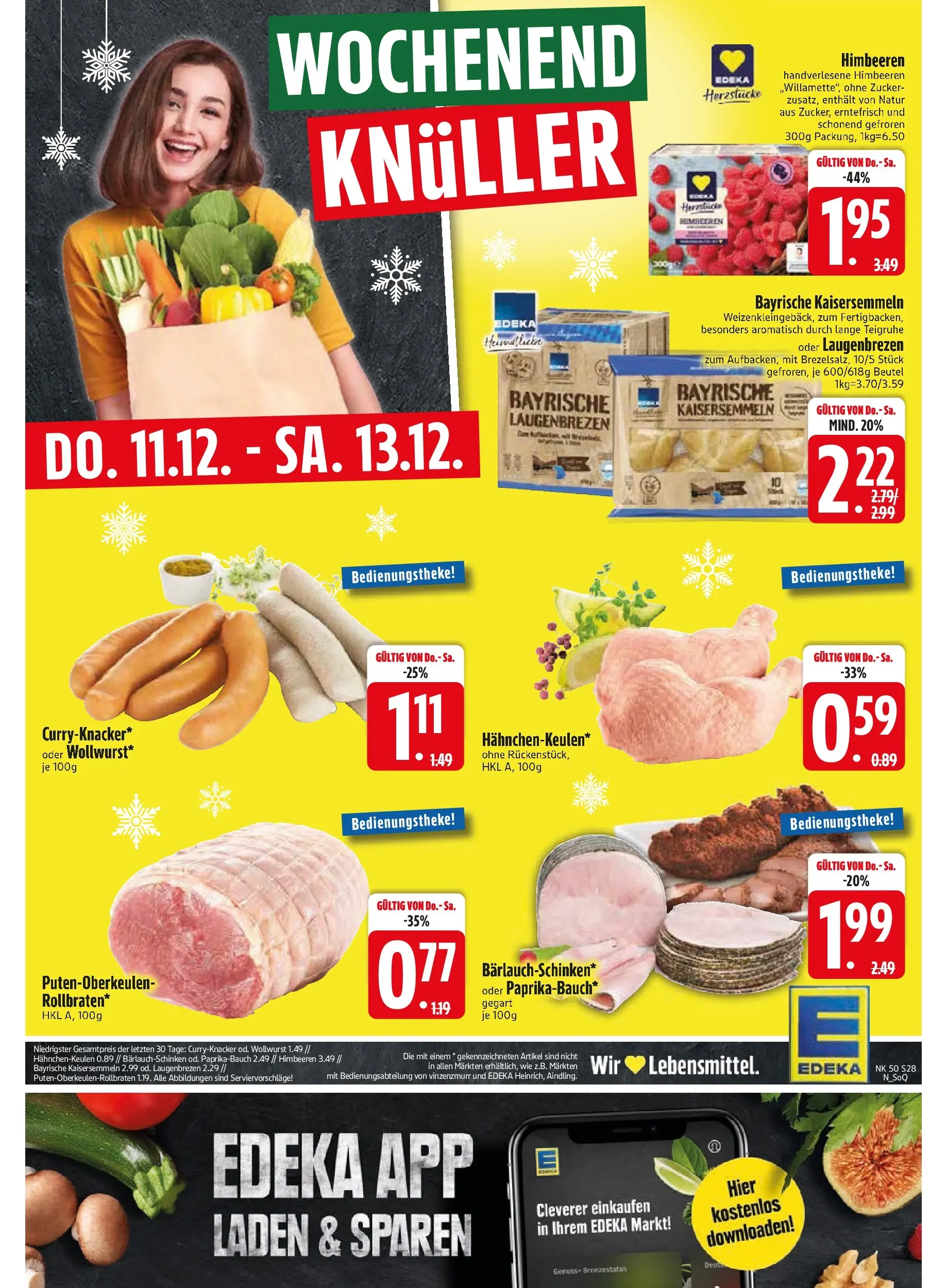 Edeka prospekt Zwiesel	 (ab 07.12.2025) » Angebote Online | Seite: 30 | Produkte: Himbeeren, Zucker