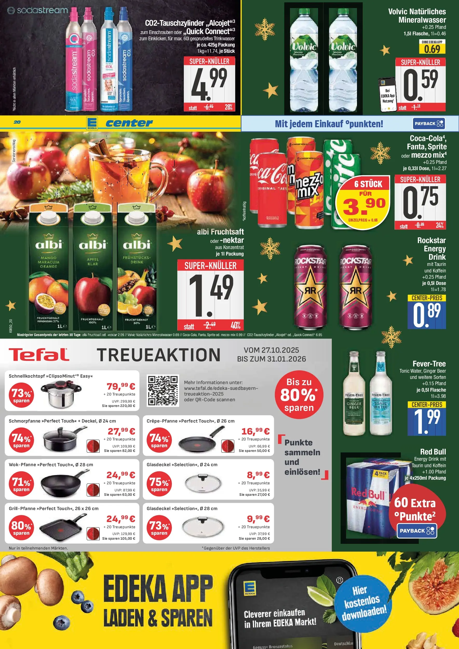 Edeka prospekt Schwabmünchen	 (ab 07.12.2025) » Angebote Online | Seite: 20 | Produkte: Rockstar energy, Grill, Volvic, Sodastream