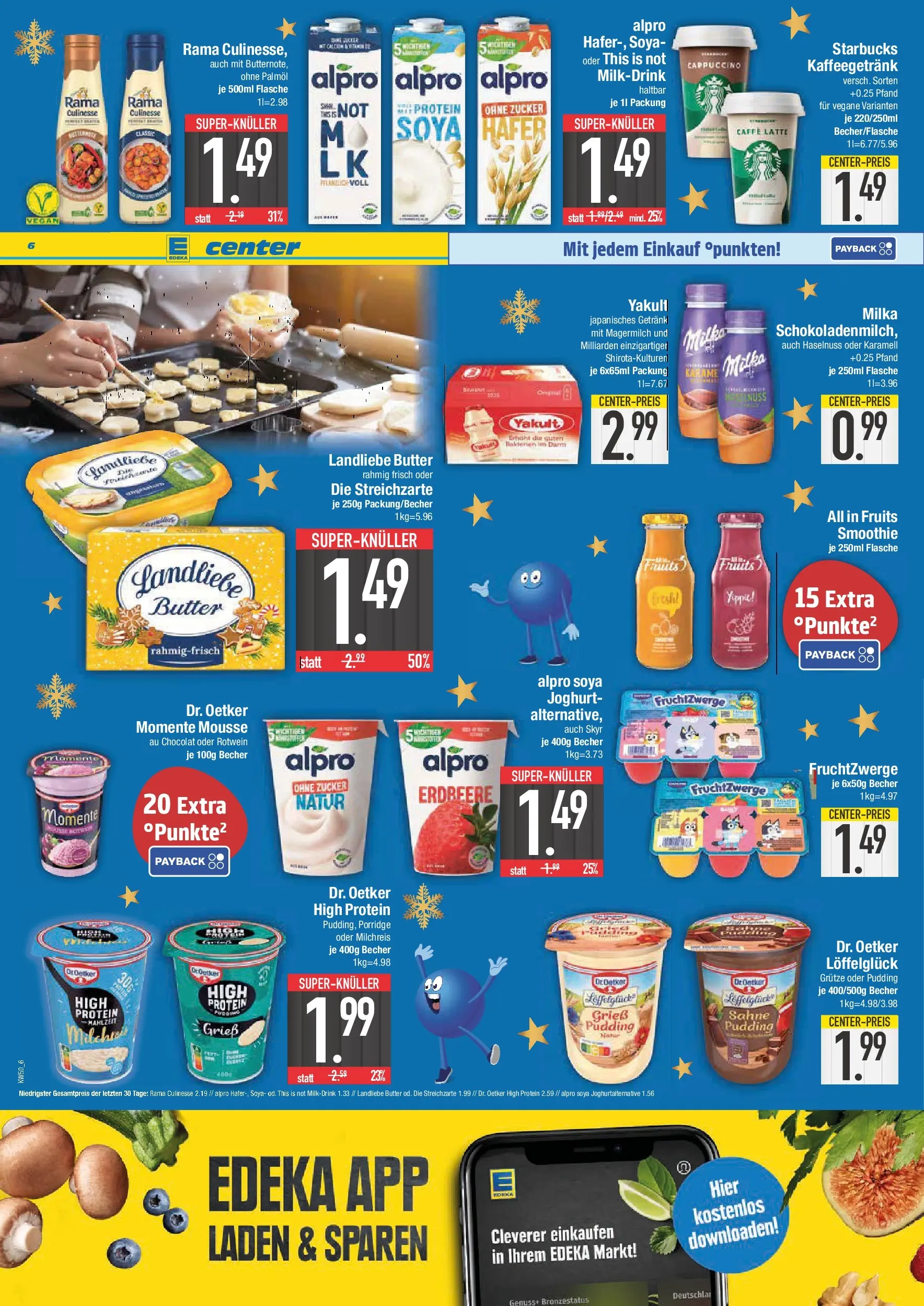 Edeka prospekt Bad Reichenhall	 (ab 07.12.2025) » Angebote Online | Seite: 6 | Produkte: Rama, High protein pudding, Pudding, Zucker
