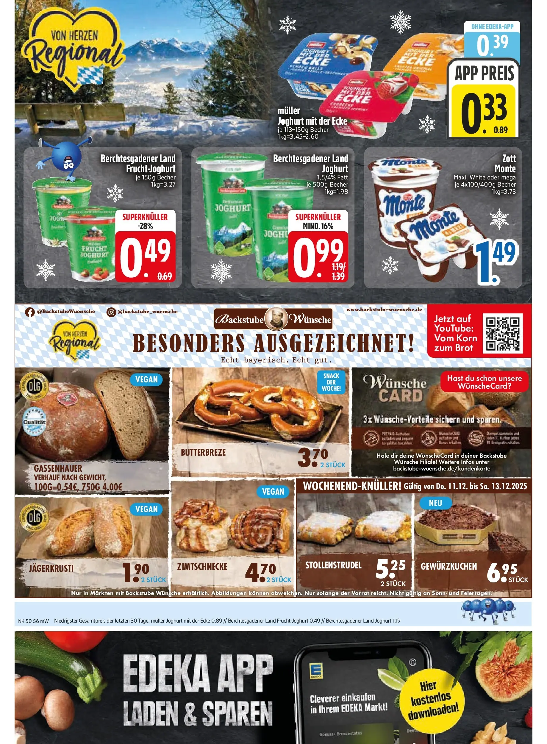 Edeka prospekt Vohburg	 (ab 07.12.2025) » Angebote Online | Seite: 8 | Produkte: Joghurt, Fruchtjoghurt, Brot