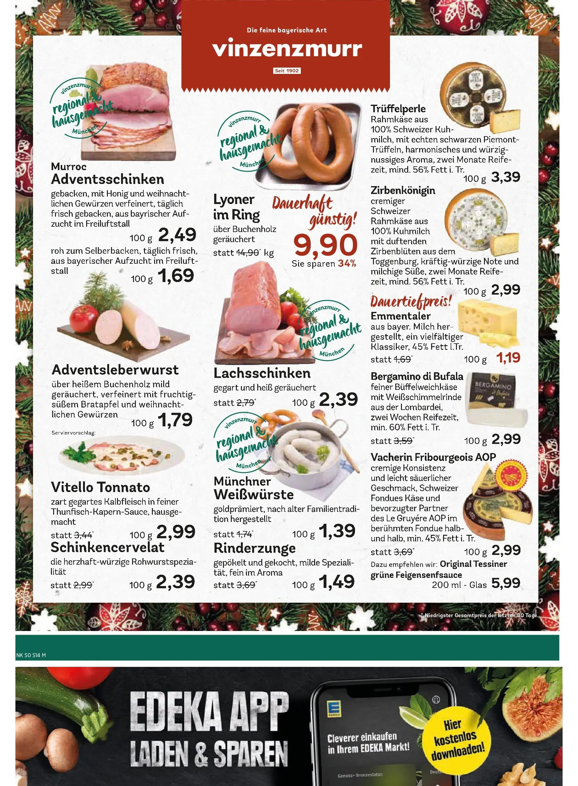 Edeka prospekt Ottobrunn	 (ab 07.12.2025) » Angebote Online | Seite: 16 | Produkte: Milch, Käse, Fondue