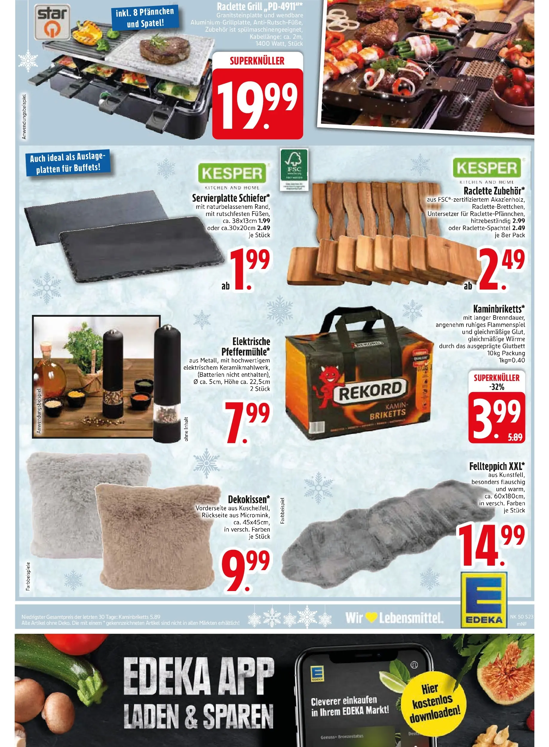 Edeka prospekt Altmannstein	 (ab 07.12.2025) » Angebote Online | Seite: 25 | Produkte: Grill, Kamin, Batterien, Raclette