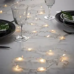 FROJDA LED гирлянда с 40 лампички, на батерии