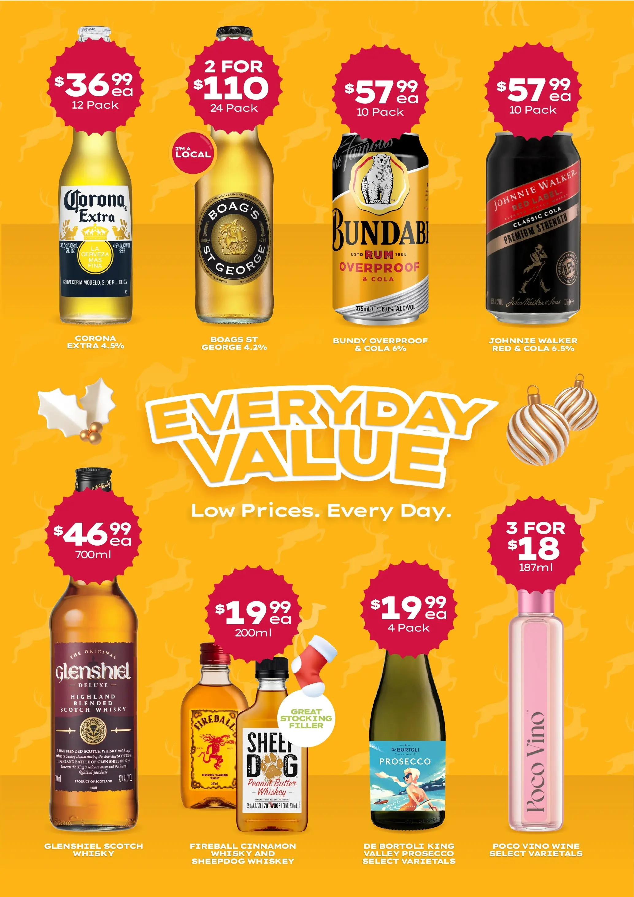 Deals - Forget about Rudolph, the year the Camel’s leading the way. - 07/12/2025 > weekly / monthly specials | Page: 6 | Products: Butter, Wine, Whiskey, Scotch