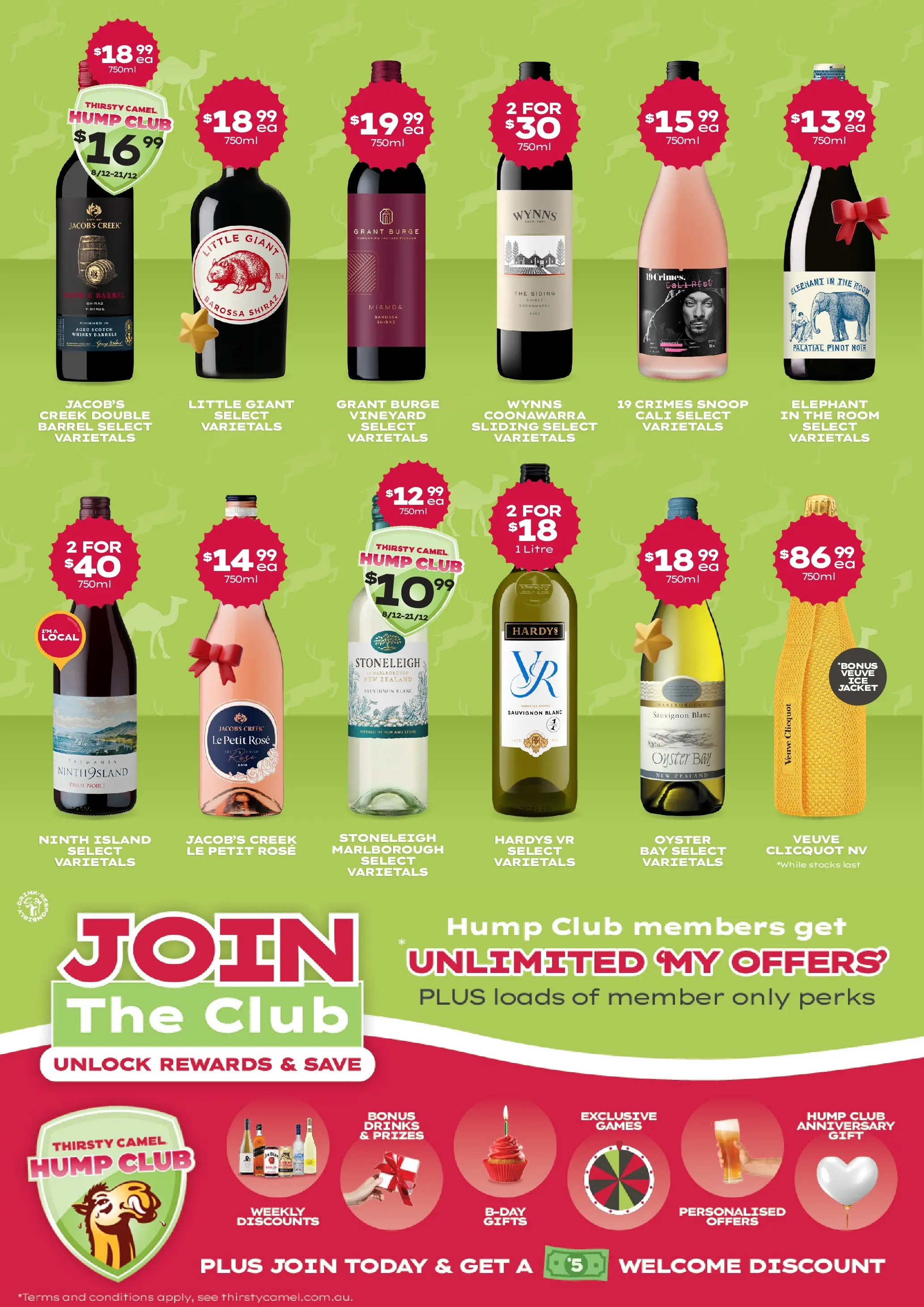 Deals - Forget about Rudolph, the year the Camel’s leading the way. - 07/12/2025 > weekly / monthly specials | Page: 8 | Products: Jacket