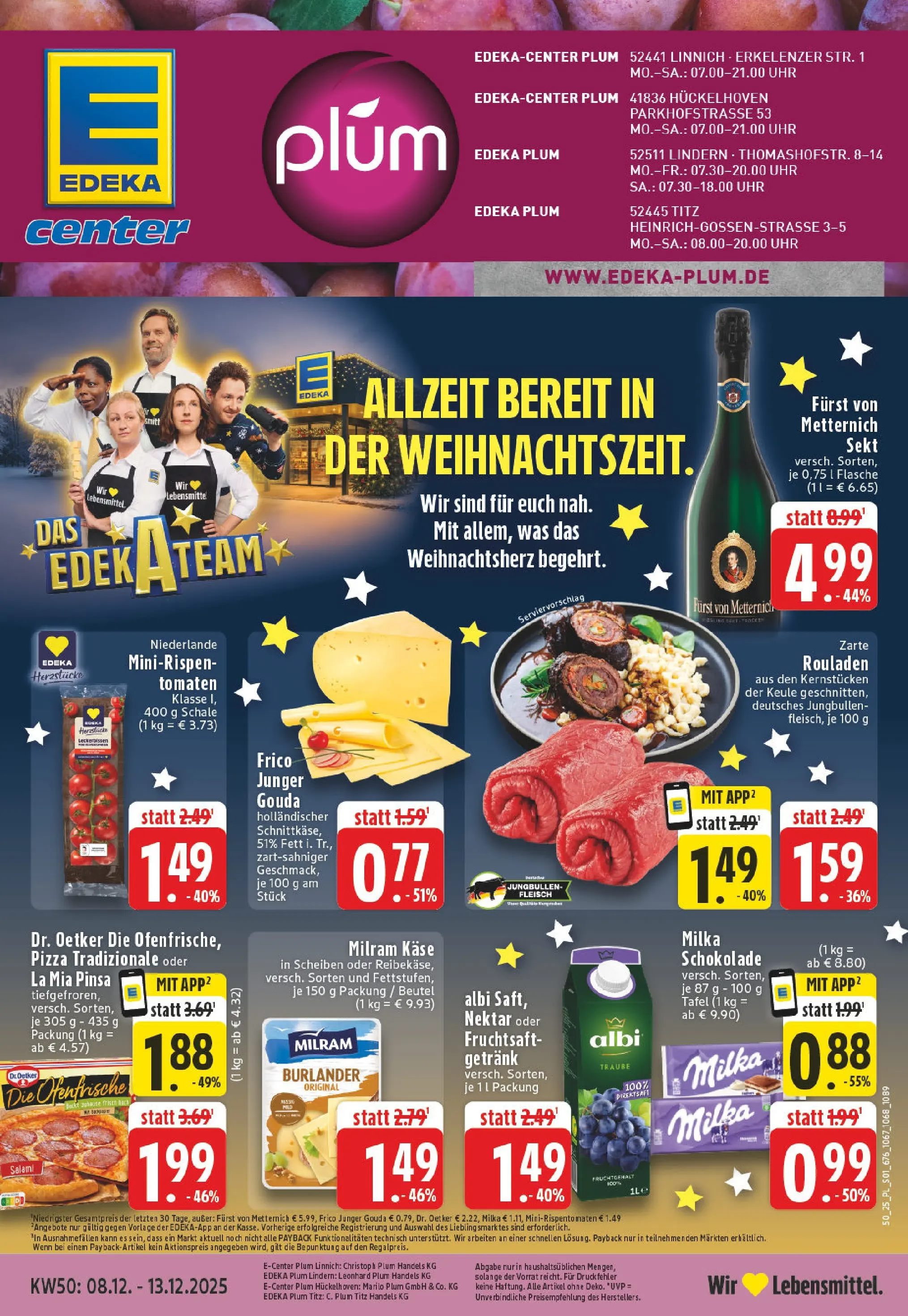 Edeka prospekt Titz	 (ab 07.12.2025) » Angebote Online | Seite: 1