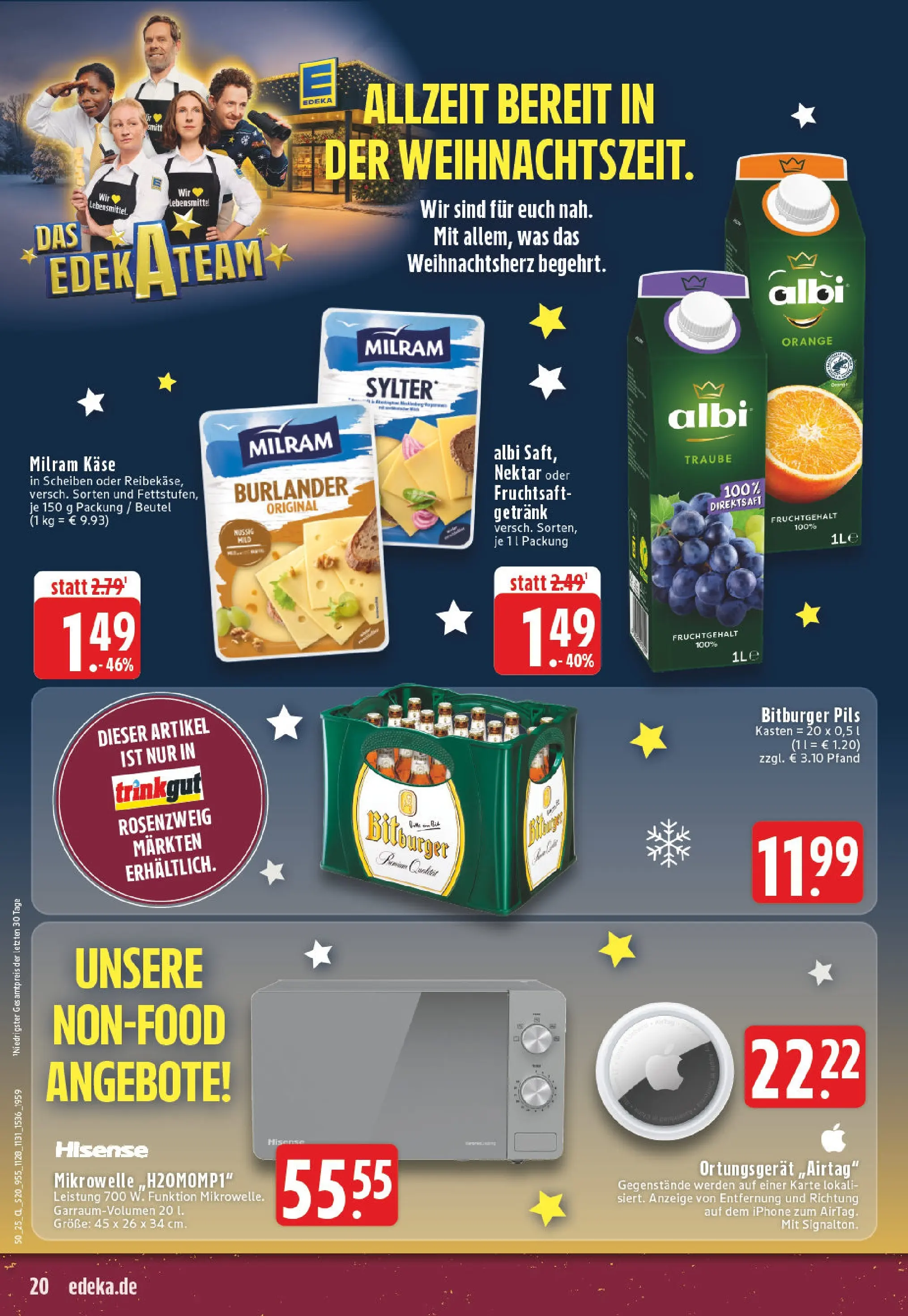 Edeka prospekt Düren	 (ab 07.12.2025) » Angebote Online | Seite: 20