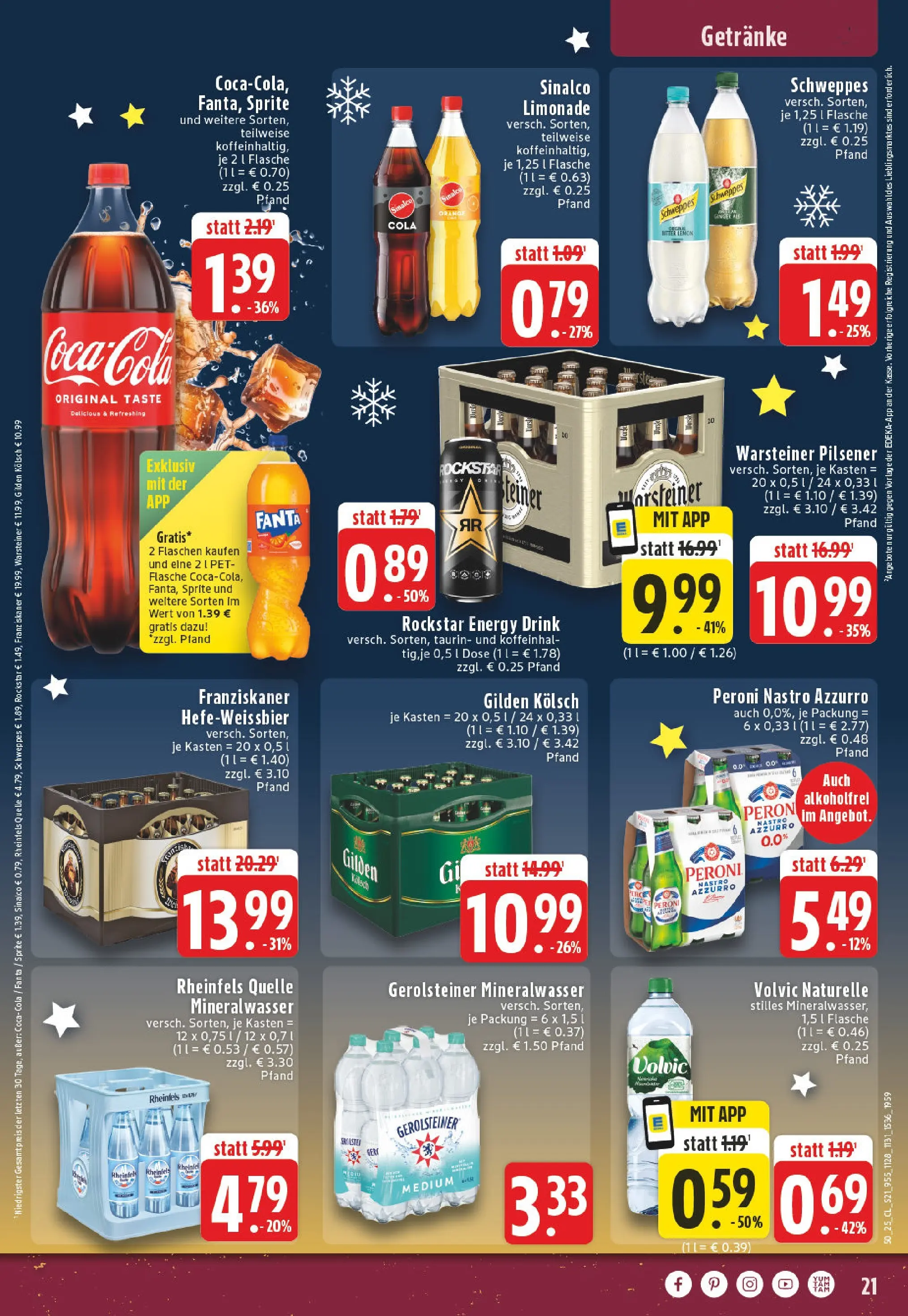 Edeka prospekt Düren	 (ab 07.12.2025) » Angebote Online | Seite: 21