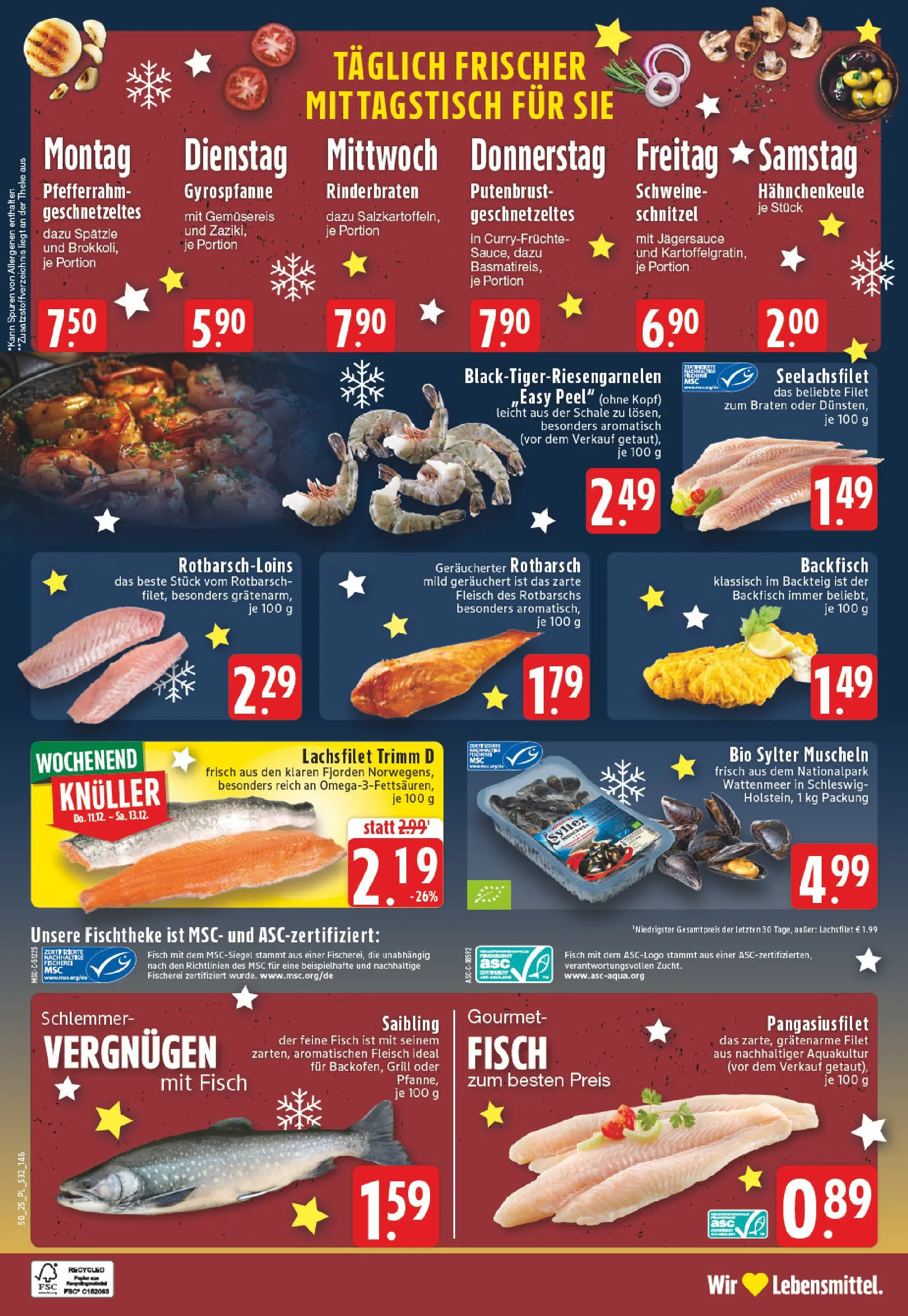 Edeka prospekt Dinslaken	 (ab 07.12.2025) » Angebote Online | Seite: 34 | Produkte: Basmatireis, Theke, Schnitzel, Fisch