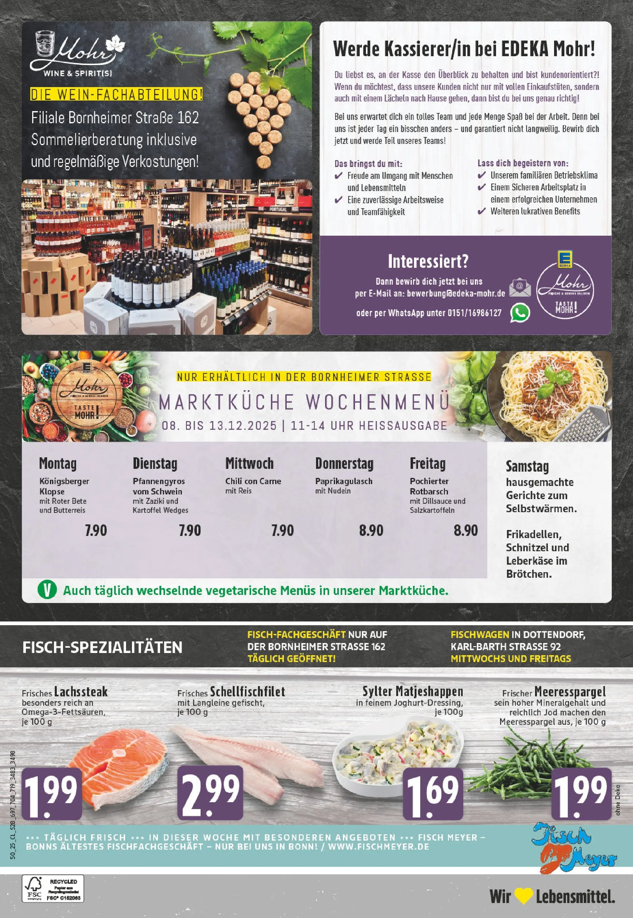 Edeka prospekt Alfter	 (ab 07.12.2025) » Angebote Online | Seite: 30 | Produkte: Schnitzel, Fisch, Nudeln, Leberkase