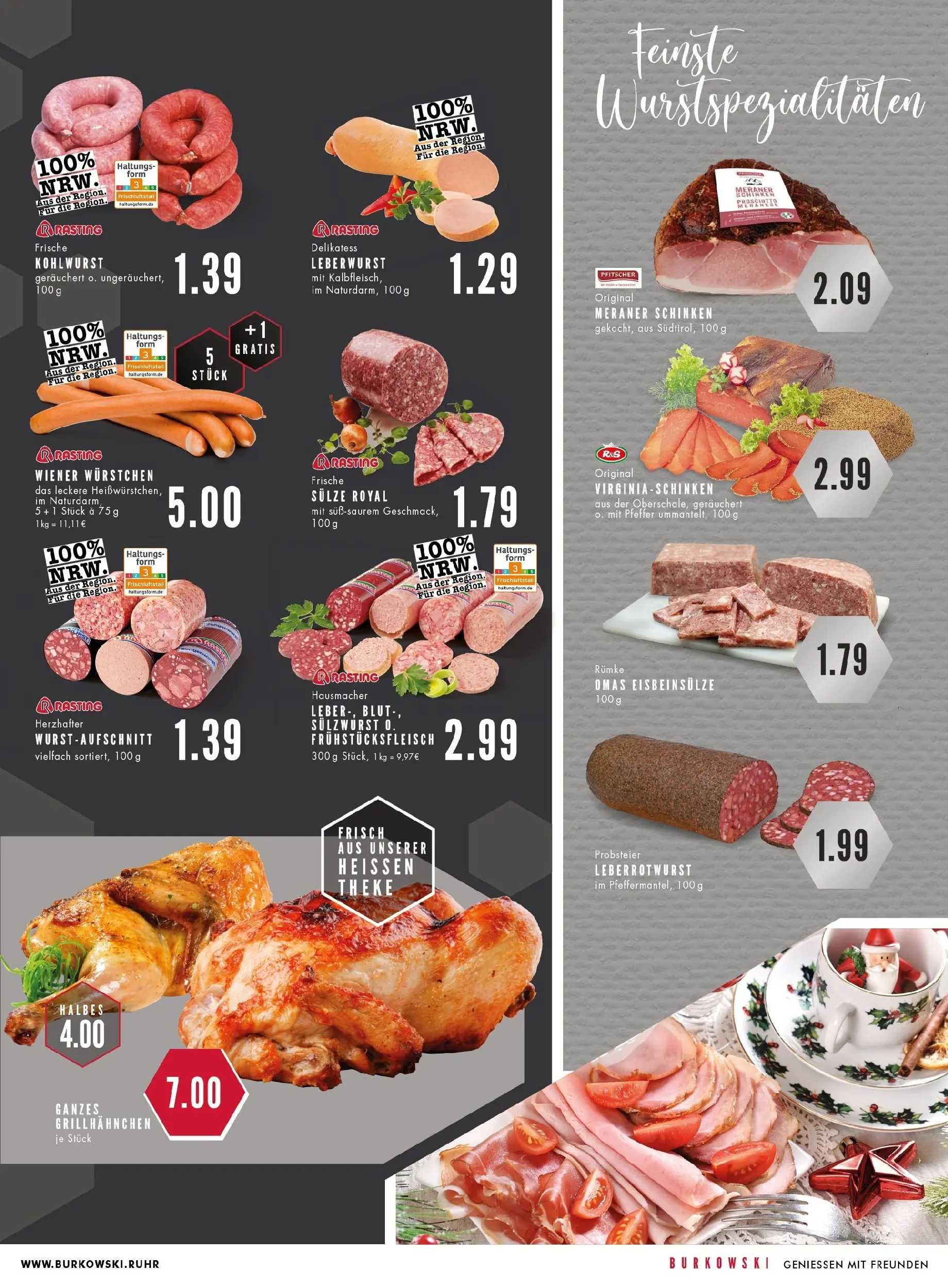 Edeka prospekt Essen	 (ab 08.12.2025) » Angebote Online | Seite: 5 | Produkte: Wiener wurstchen, Theke, Pfeffer, Wurst
