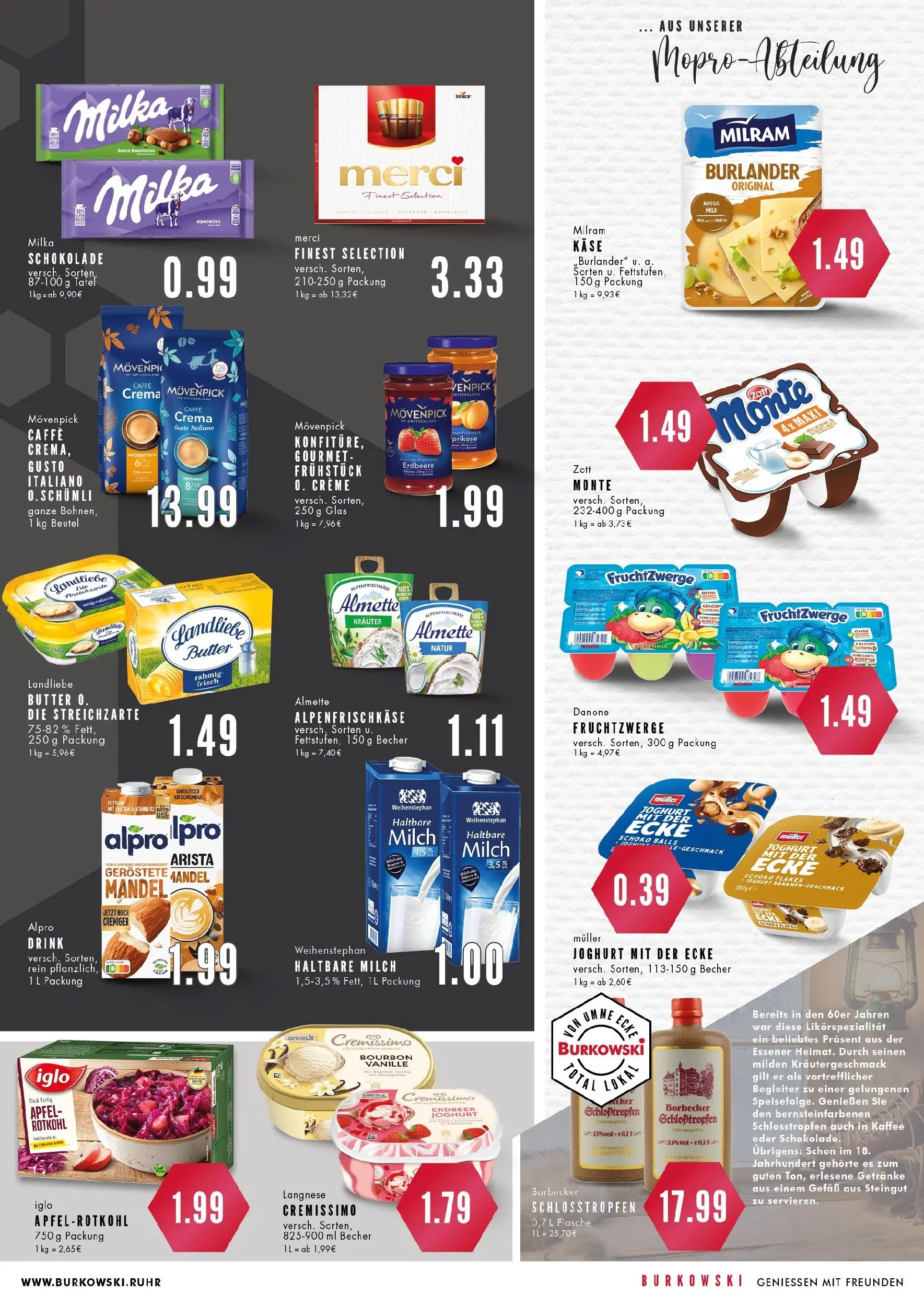 Edeka prospekt Essen	 (ab 08.12.2025) » Angebote Online | Seite: 7 | Produkte: Langnese cremissimo, Butter, Fruchtzwerge, Alpro