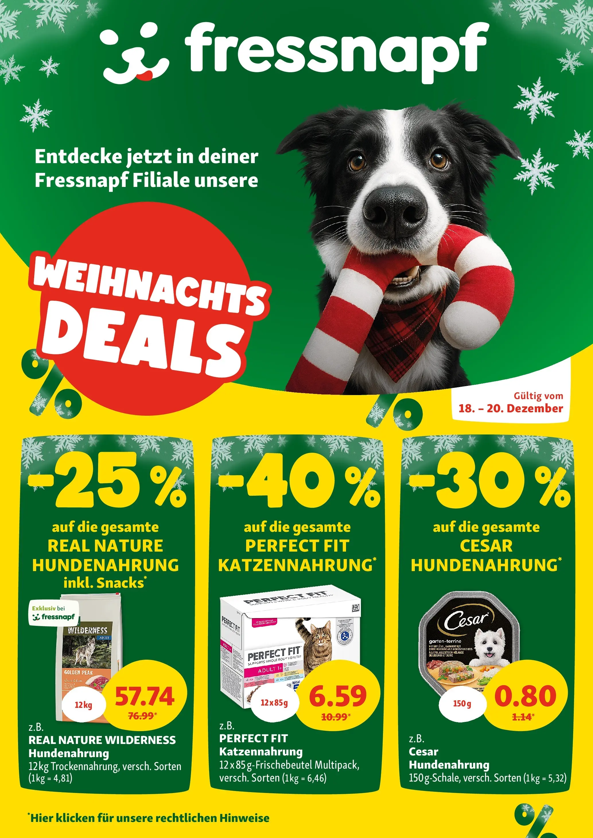 Fressnapf Flugblatt von 18.12.2025 - Aktuelle Angebote | Seite: 1 | Produkte: Reis