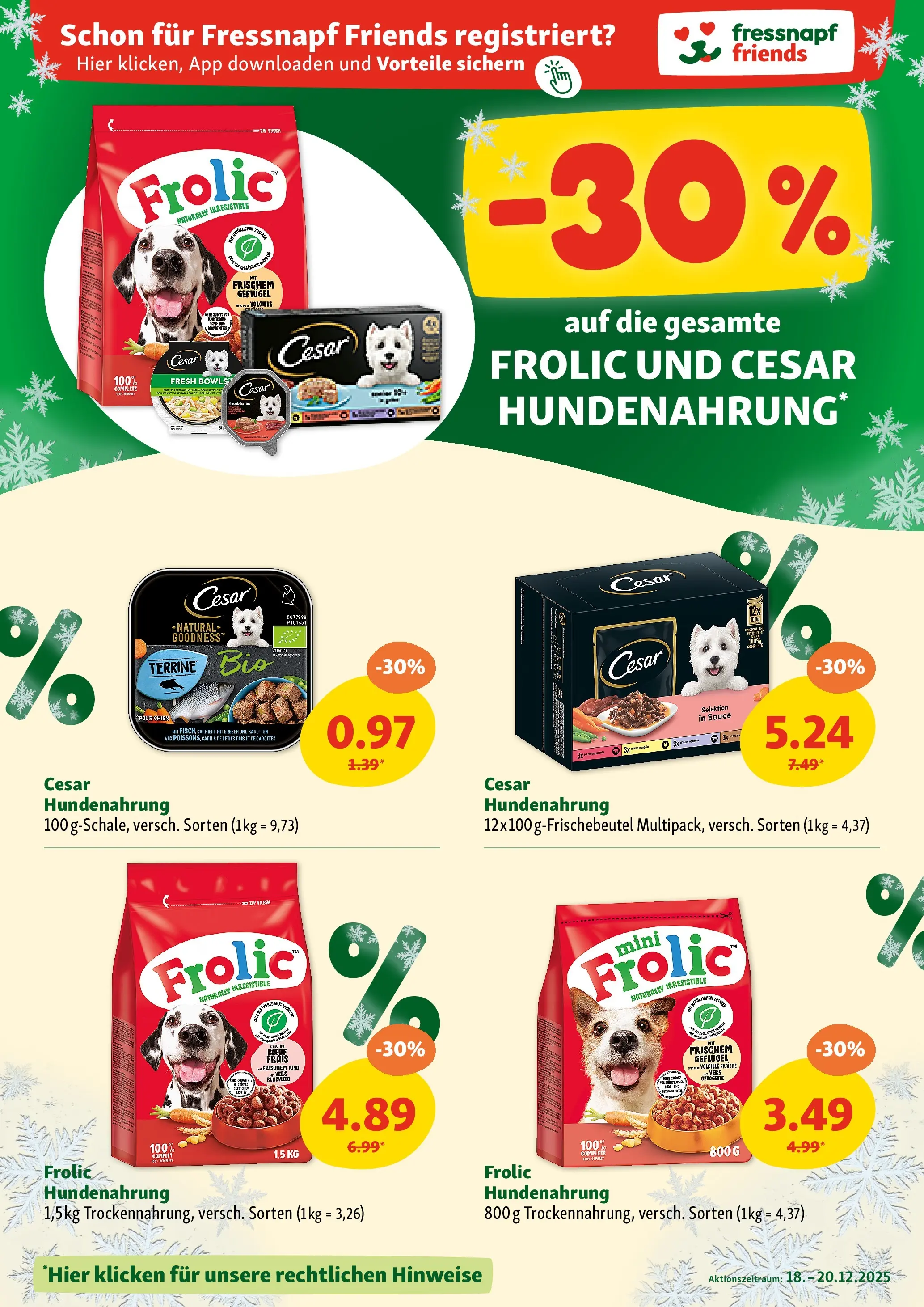 Fressnapf Flugblatt von 18.12.2025 - Aktuelle Angebote | Seite: 6 | Produkte: Erbsen