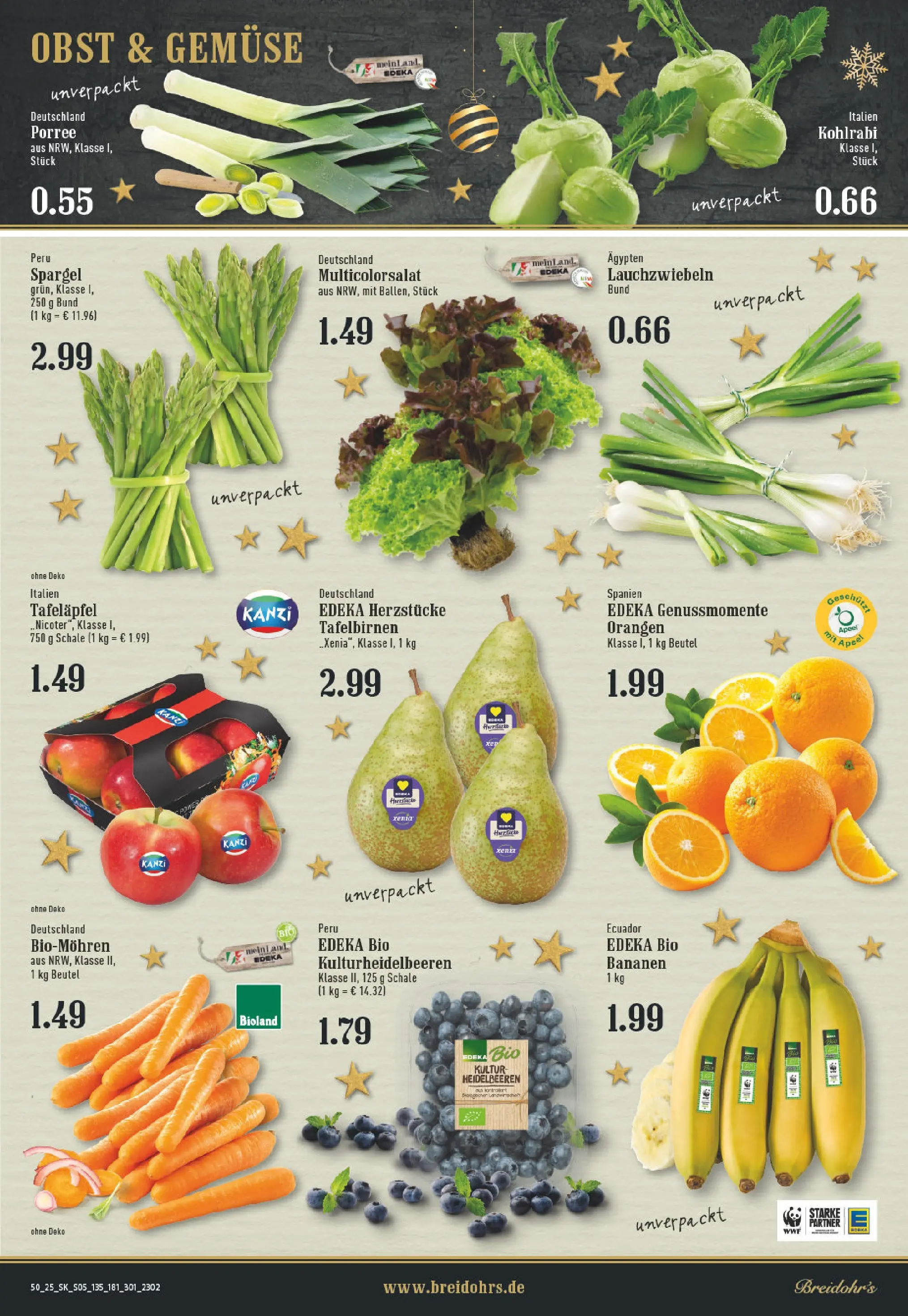 Edeka prospekt Bergisch Gladbach	 (ab 07.12.2025) » Angebote Online | Seite: 5 | Produkte: Kohlrabi, Orangen, Gemüse, Obst