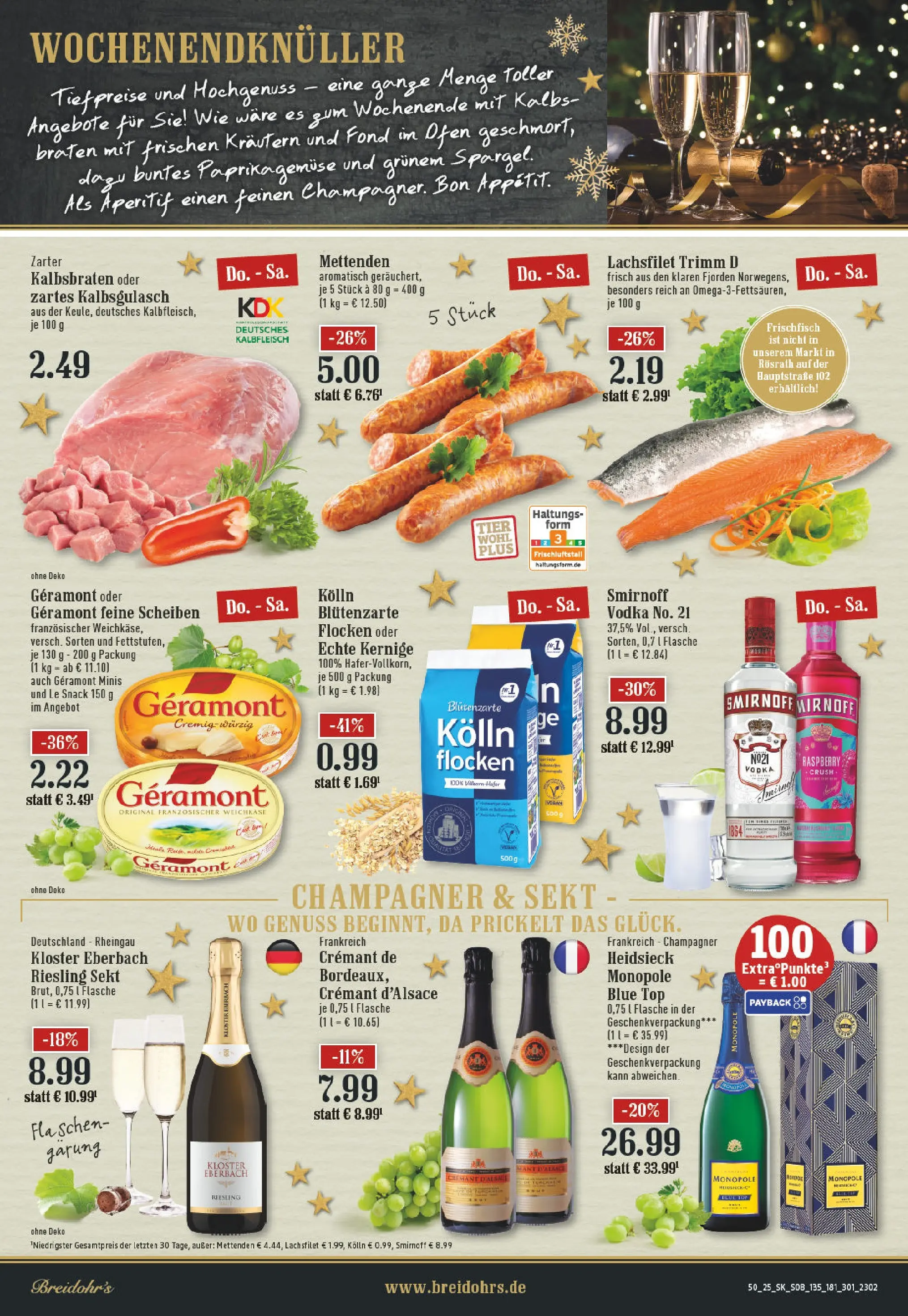 Edeka prospekt Bergisch Gladbach	 (ab 07.12.2025) » Angebote Online | Seite: 8 | Produkte: Ofen, Geramont, Sekt, Smirnoff